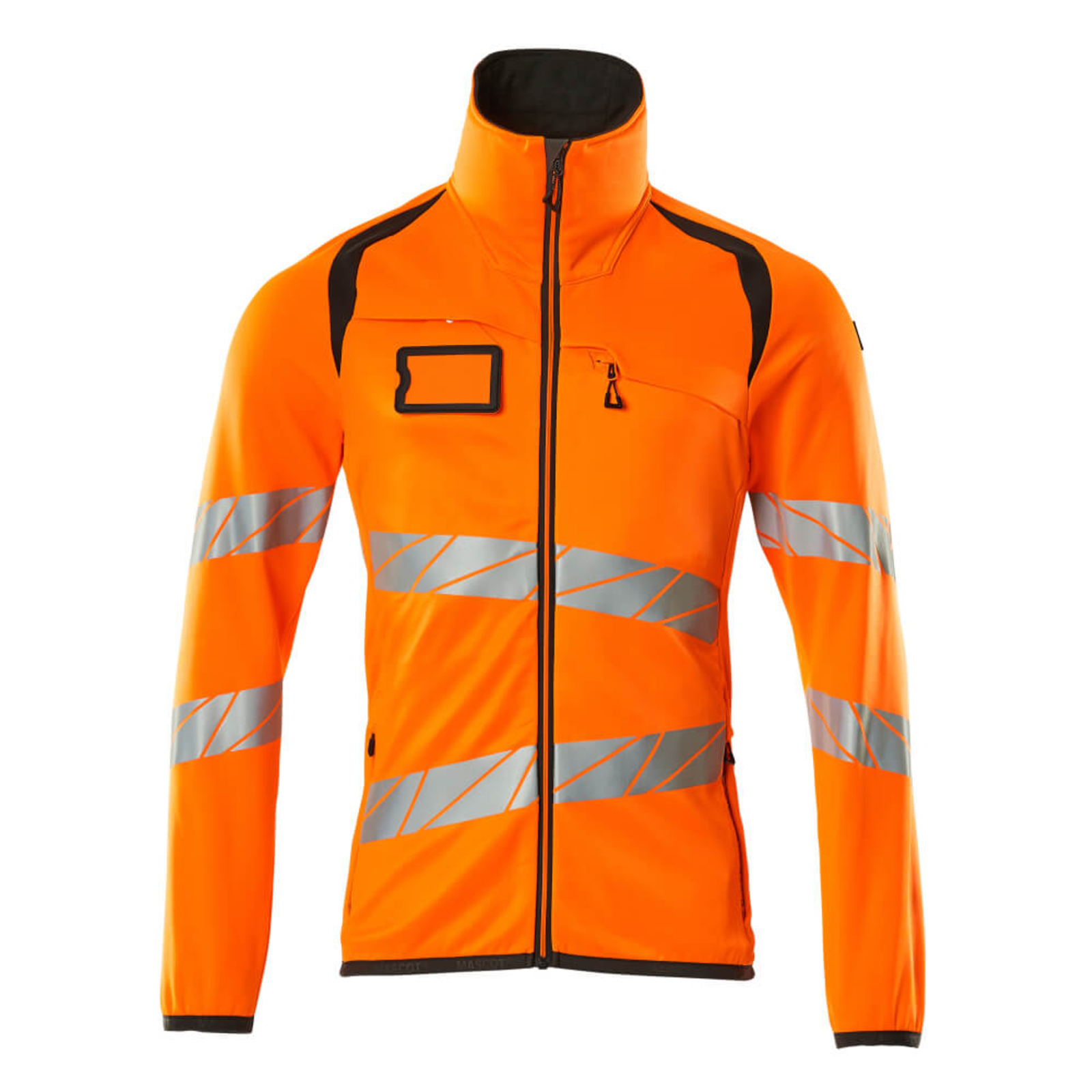 Pull polaire zippé ACCELERATE SAFE Hi-vis Orange/Anthracite foncé MASCOT - 19103-315-1418