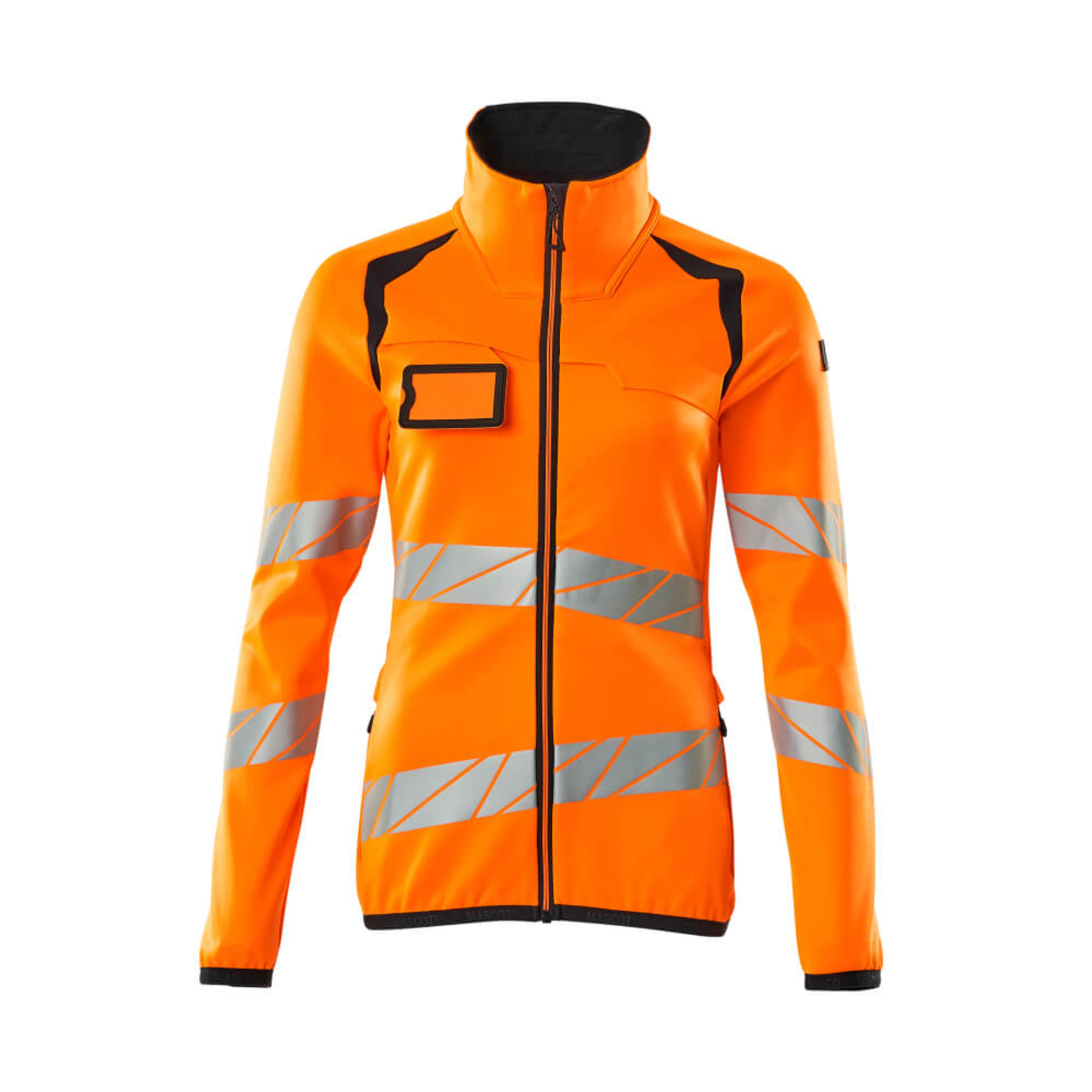 Pull polaire zippé ACCELERATE SAFE Hi-vis Orange/Marine foncé MASCOT - 19153-315-14010