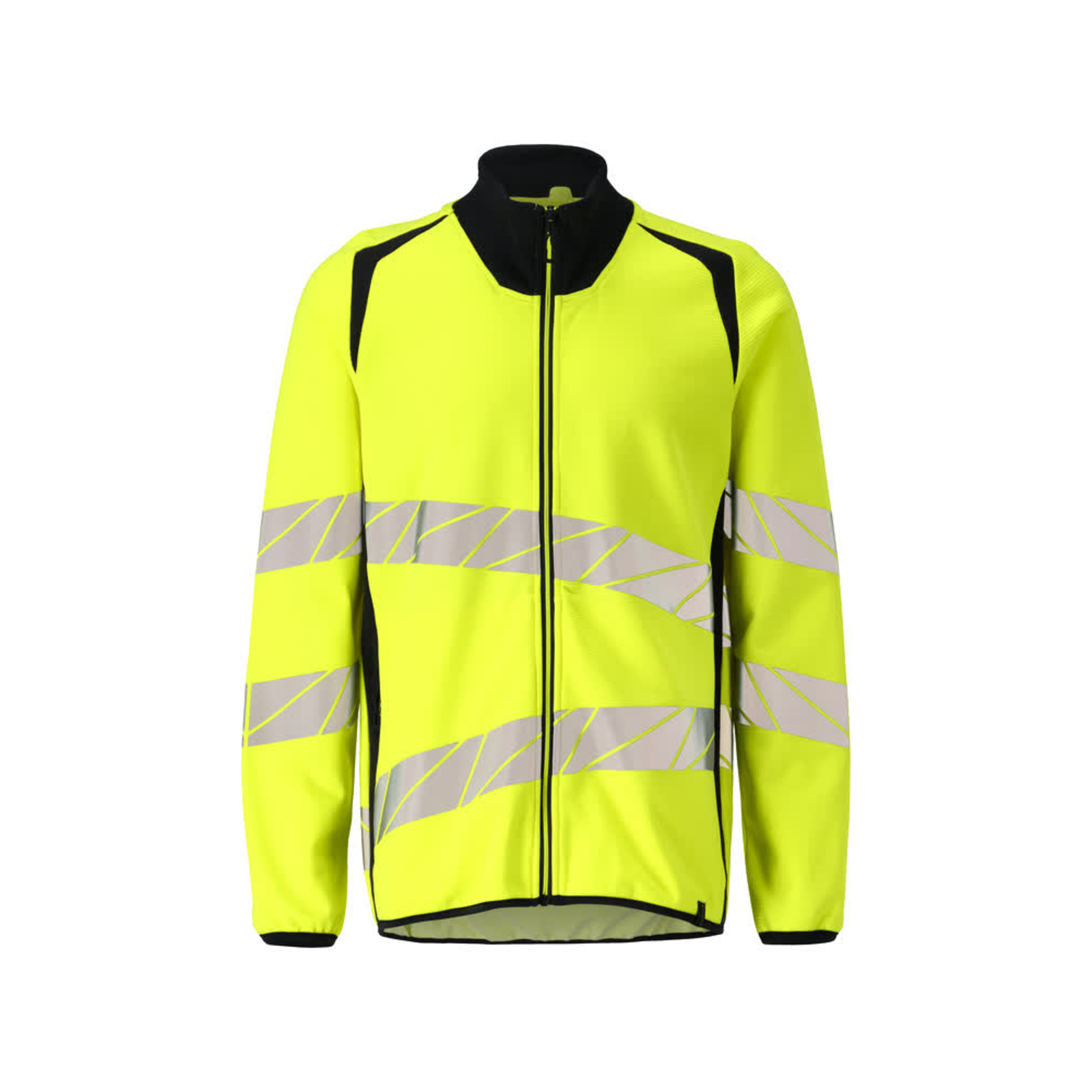 Sweatshirt zippé ACCELERATE SAFE Hi-vis Jaune/Marine foncé MASCOT - 19184-781-17010
