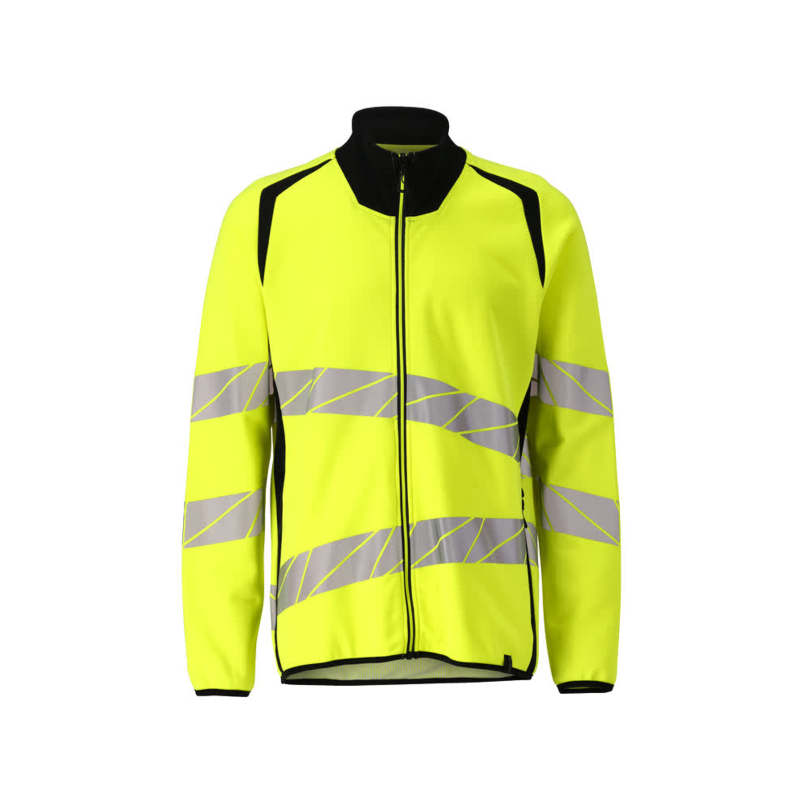 Sweatshirt zippé ACCELERATE SAFE Hi-vis Jaune/Noir MASCOT - 19184-781-1709