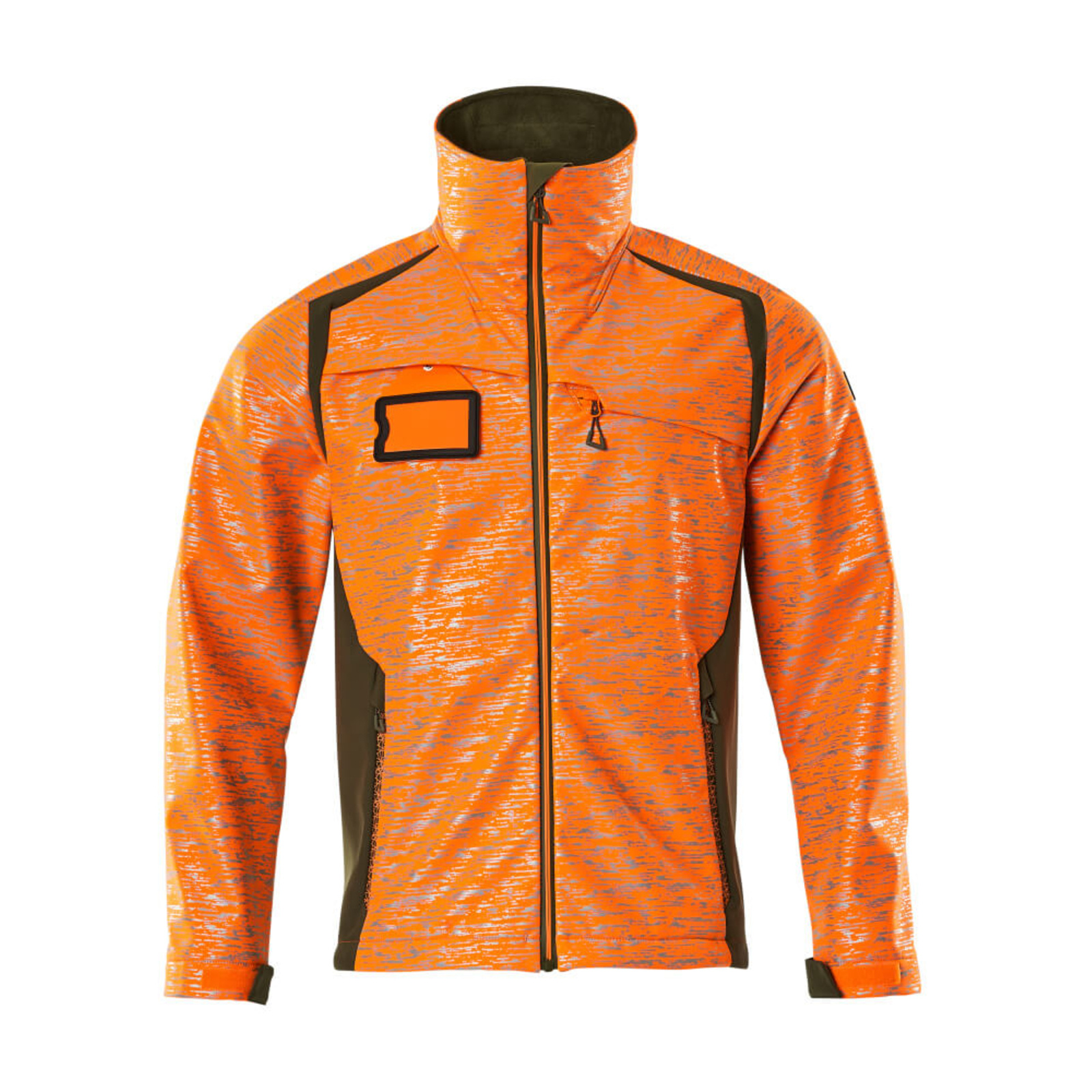 Veste Softshell ACCELERATE SAFE Hi-vis Orange/Vert mousse MASCOT - 19202-291-1433