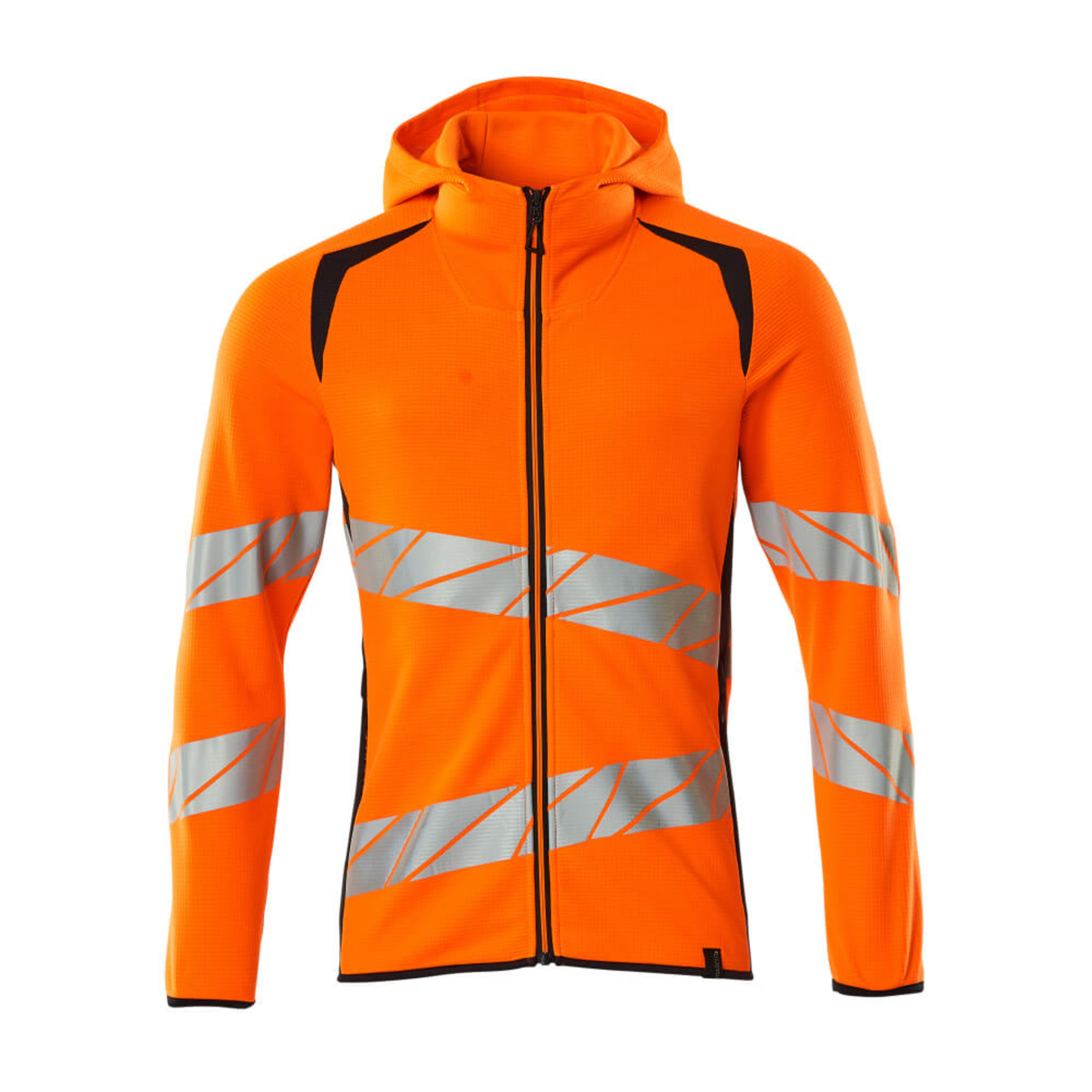 Sweat capuche zippé ACCELERATE SAFE Hi-vis Orange/Marine foncé MASCOT - 19284-781-14010