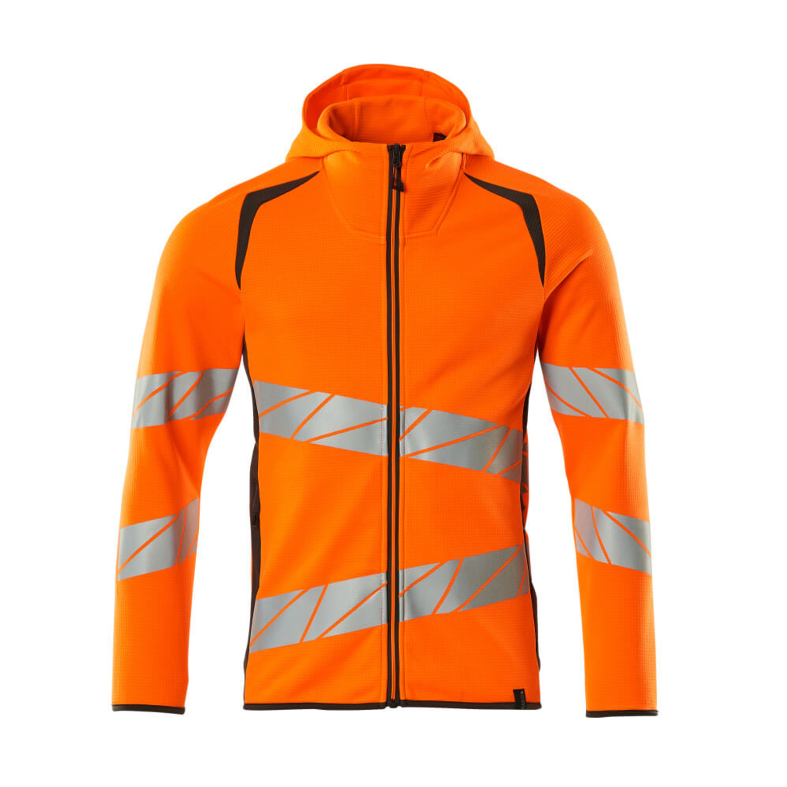 Sweat capuche zippé ACCELERATE SAFE Hi-vis Orange/Anthracite foncé MASCOT - 19284-781-1418