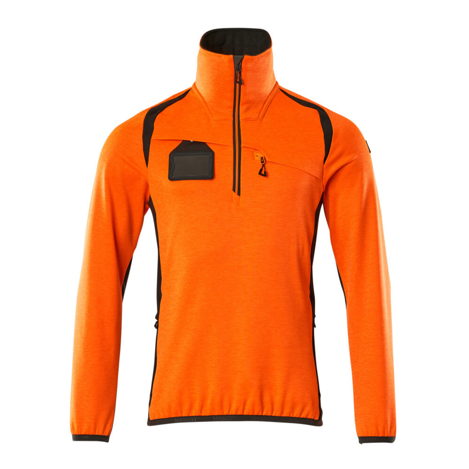 Pull polaire demi-zippé ACCELERATE SAFE Hi-vis Orange/Anthracite foncé MASCOT - 19303-316-1418