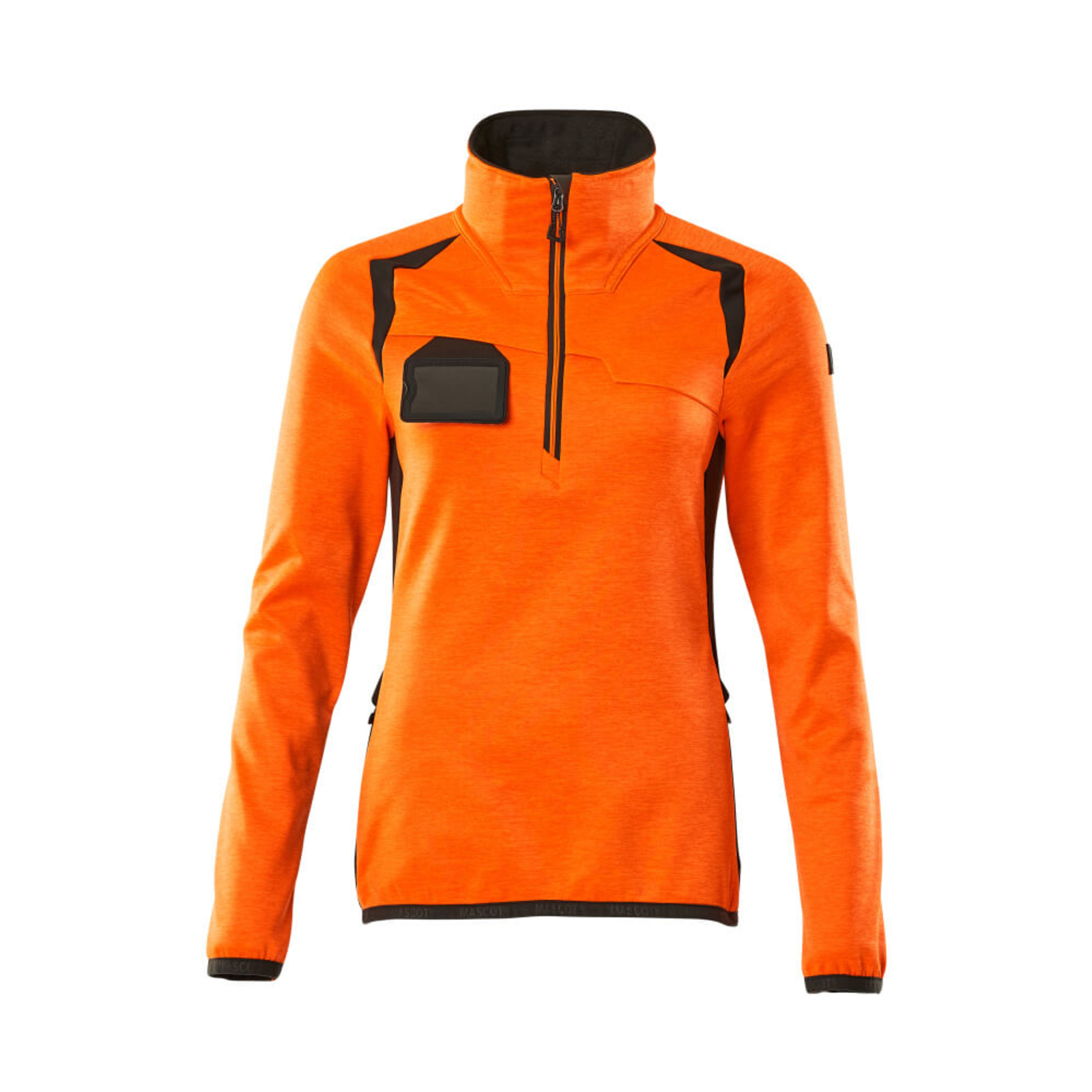 Pull polaire demi-zippé ACCELERATE SAFE Hi-vis Orange/Anthracite foncé MASCOT - 19353-316-1418