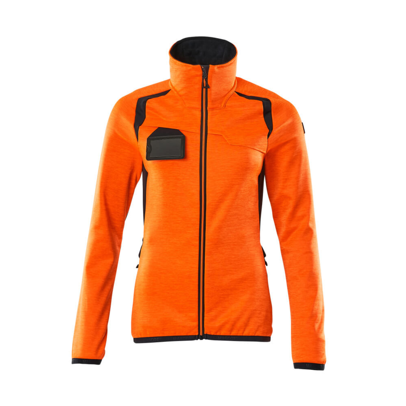 Pull polaire zippé ACCELERATE SAFE Hi-vis Orange/Marine foncé MASCOT - 19453-316-14010