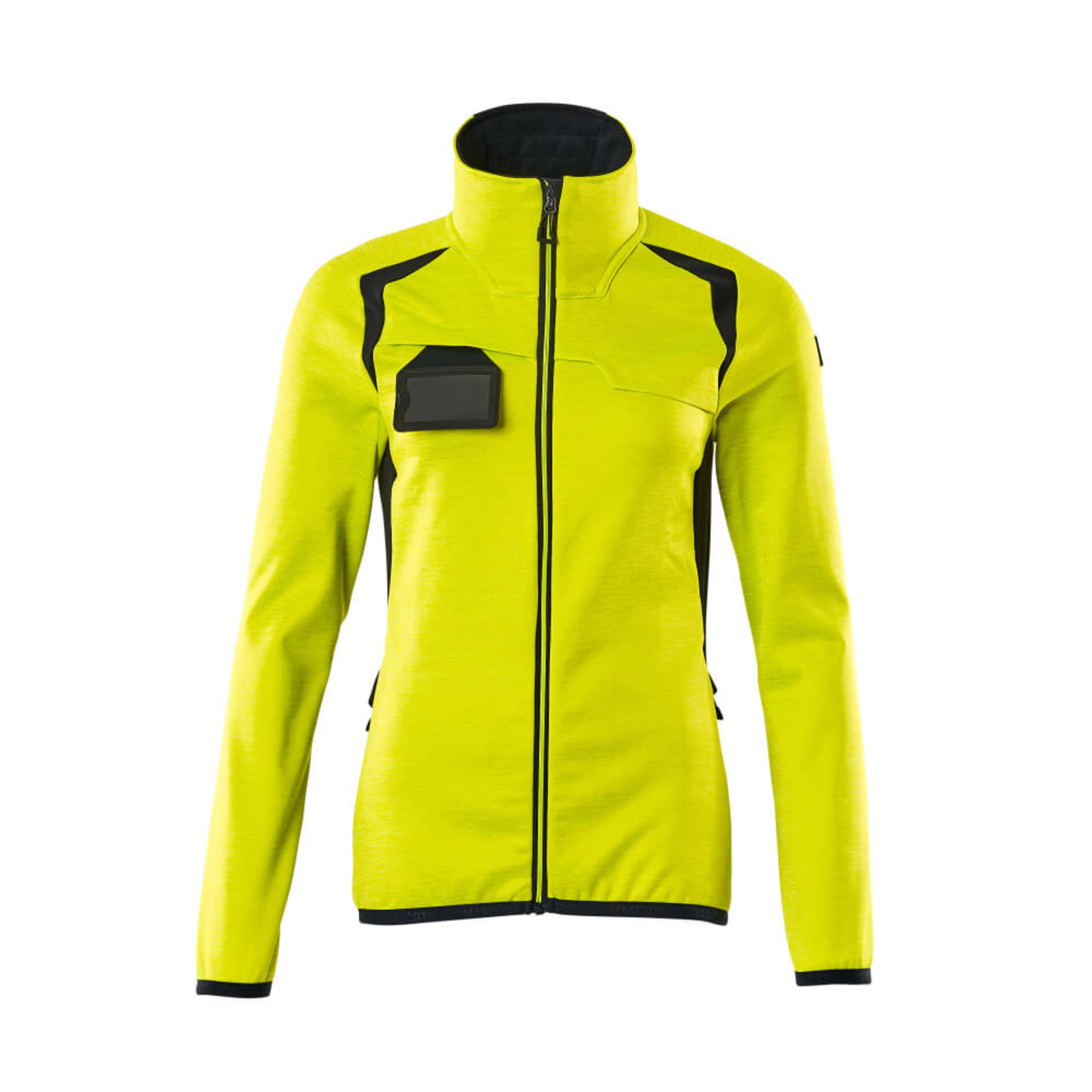 Pull polaire zippé ACCELERATE SAFE Hi-vis Jaune/Marine foncé MASCOT - 19453-316-17010