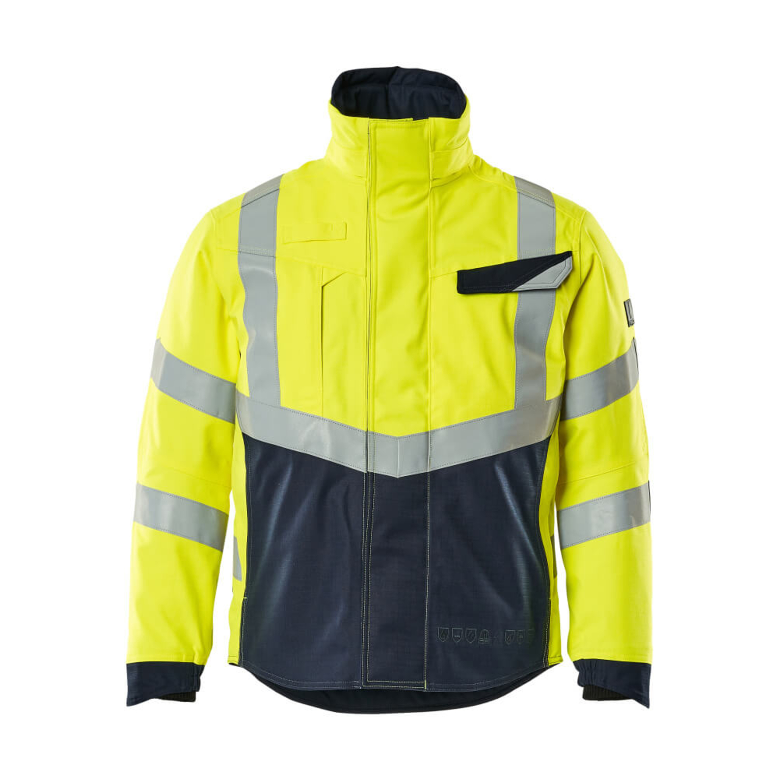 Veste grand froid MULTISAFE Hi-vis Jaune/Marine foncé MASCOT - 19835-217-17010