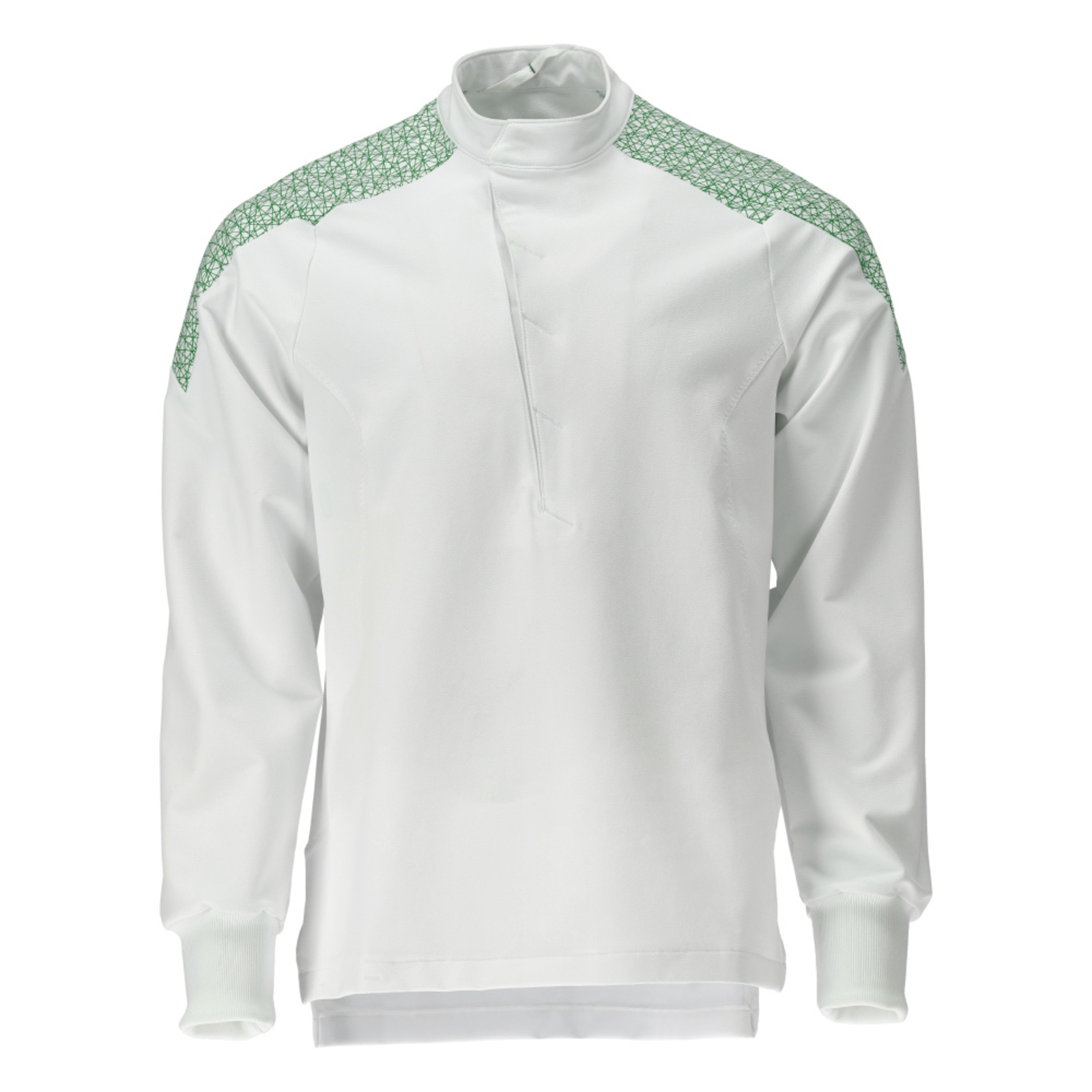 Veste de cuisine FOOD & CARE Blanc/Vert gazon MASCOT - 20052-511-06333