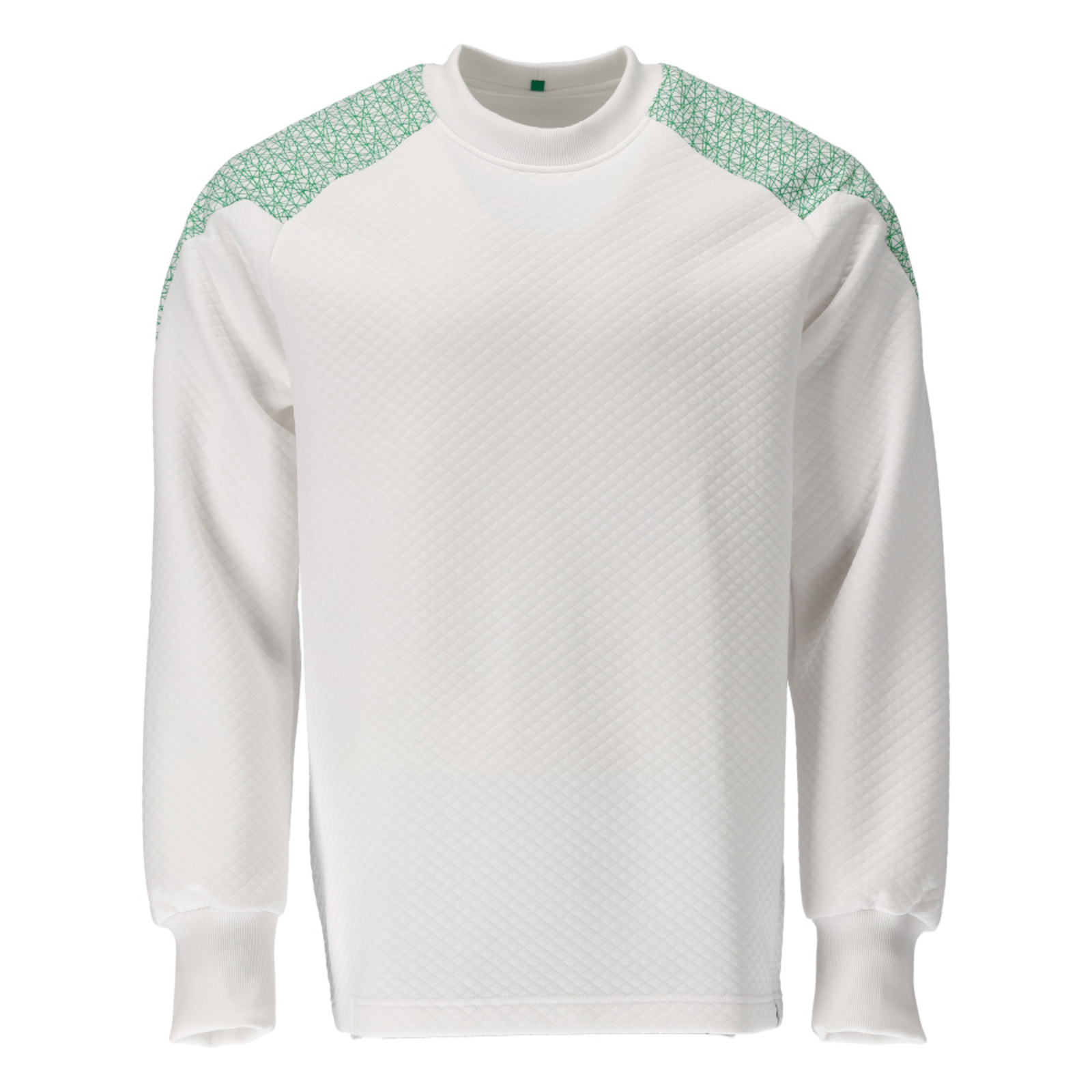 Sweatshirt FOOD & CARE Blanc/Vert gazon MASCOT - 20084-932-06333
