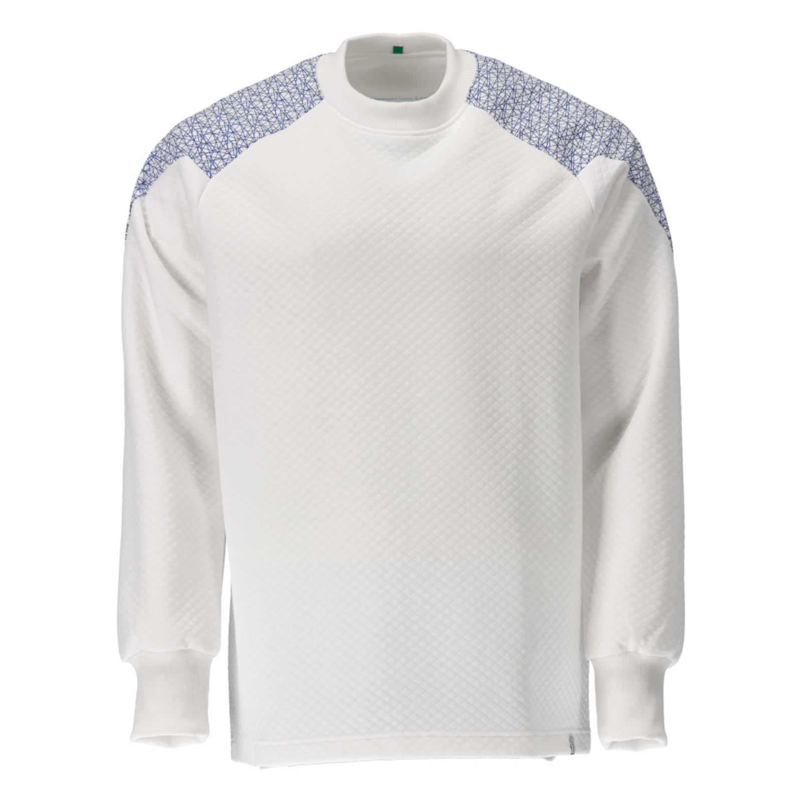 Sweatshirt FOOD & CARE Blanc/Bleu olympien MASCOT - 20084-932-0691