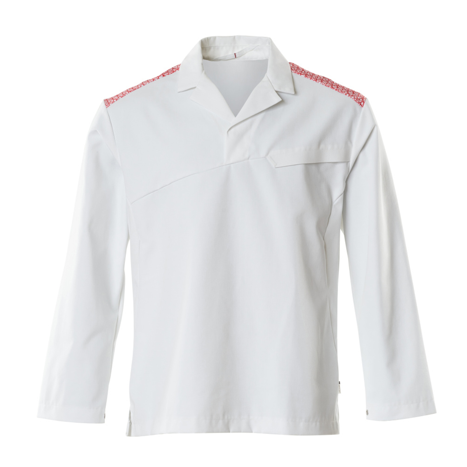 Veste de cuisine FOOD & CARE Blanc/Rouge trafic MASCOT - 20252-442-06202