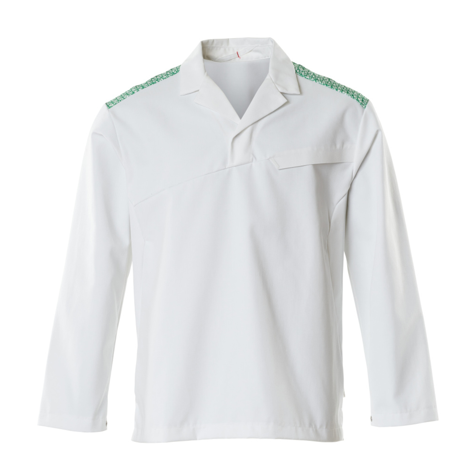 Veste de cuisine FOOD & CARE Blanc/Vert gazon MASCOT - 20252-442-06333