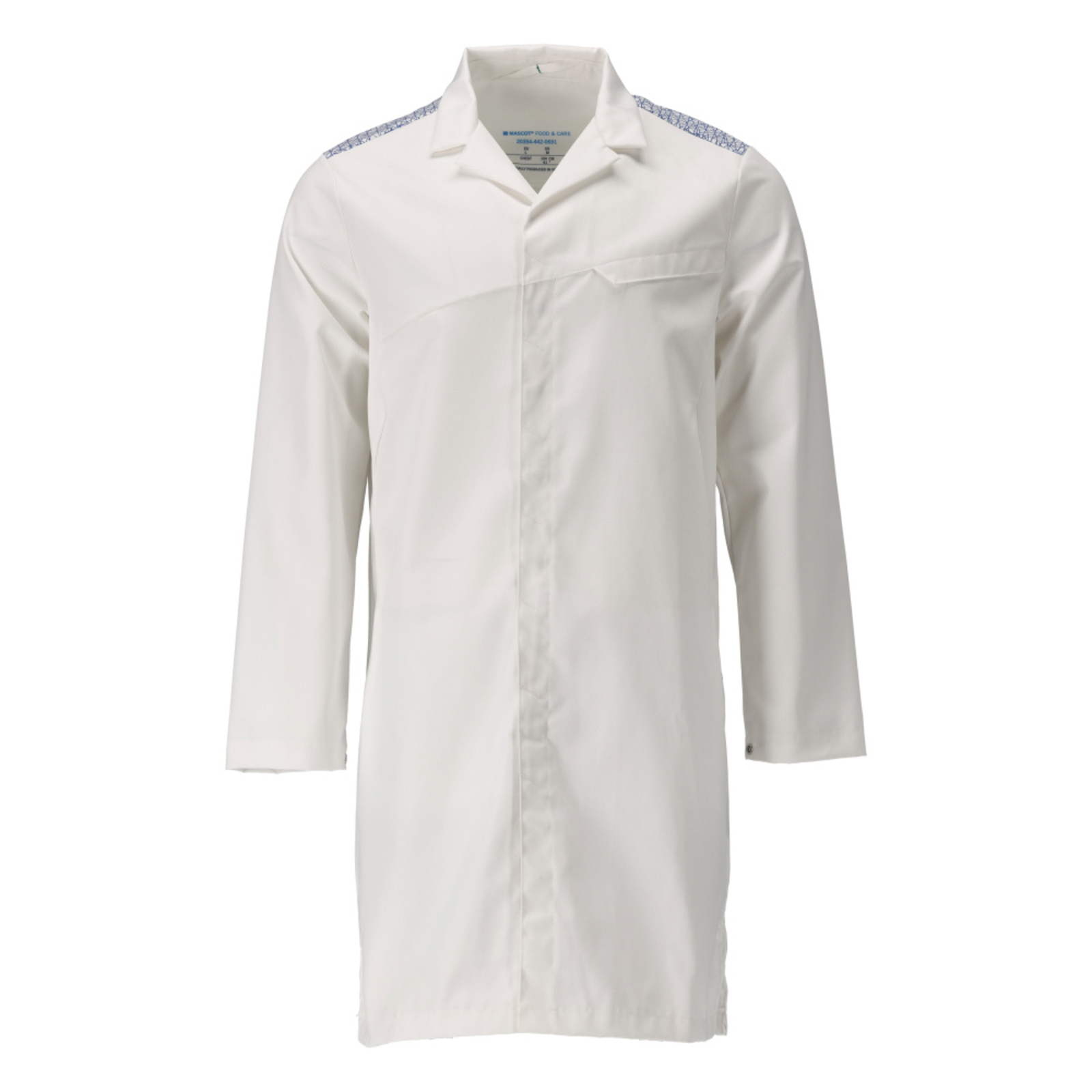 Blouse FOOD & CARE Blanc/Bleu olympien MASCOT - 20354-442-0691