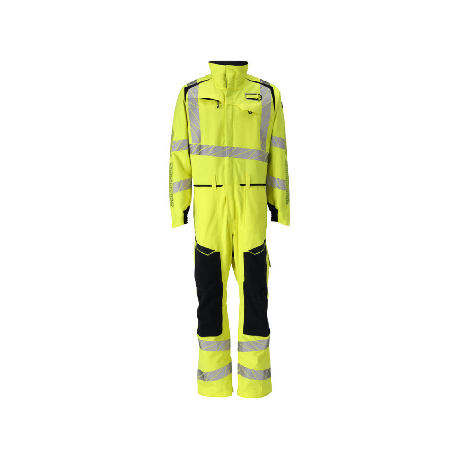 Combinaison avec poches genouillères ACCELERATE MULTISAFE Hi-vis Jaune/Marine foncé MASCOT - 21319-281-17010
