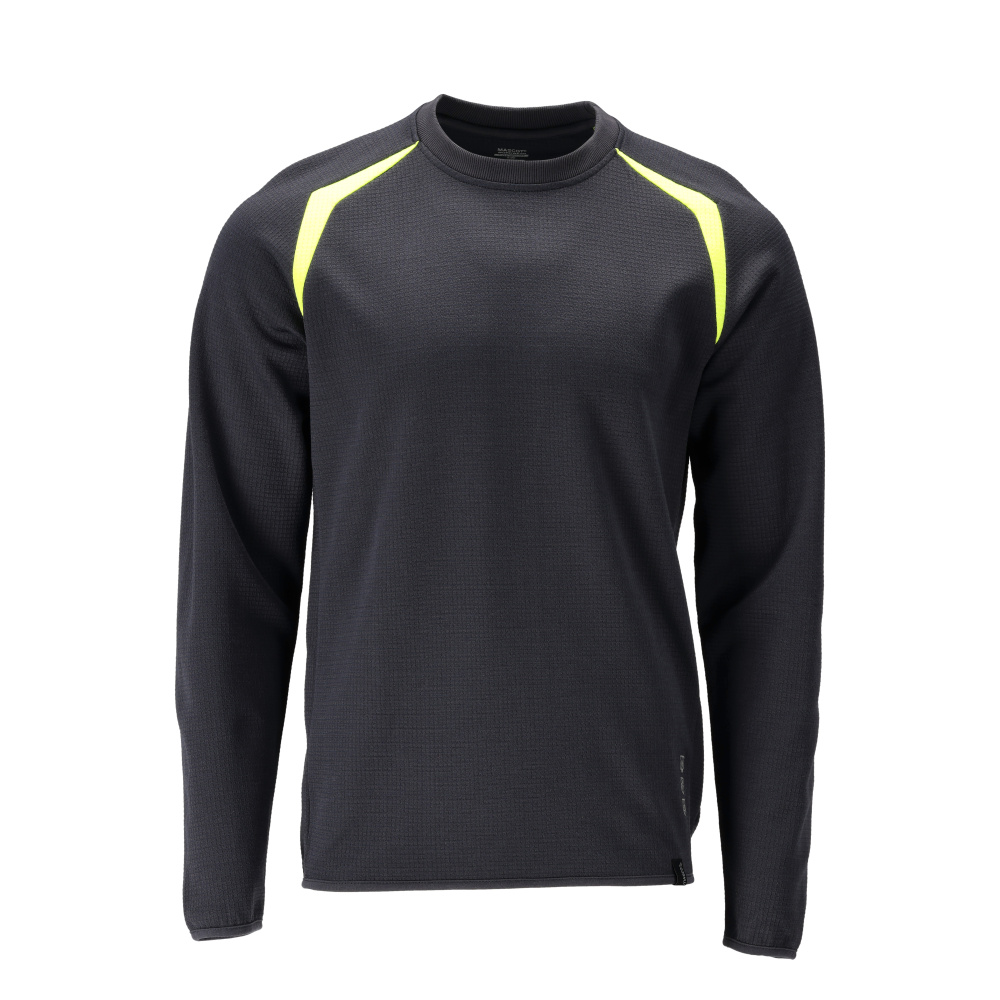 Sweatshirt ACCELERATE MULTISAFE Marine foncé/Hi-vis jaune MASCOT - 21584-337-01017