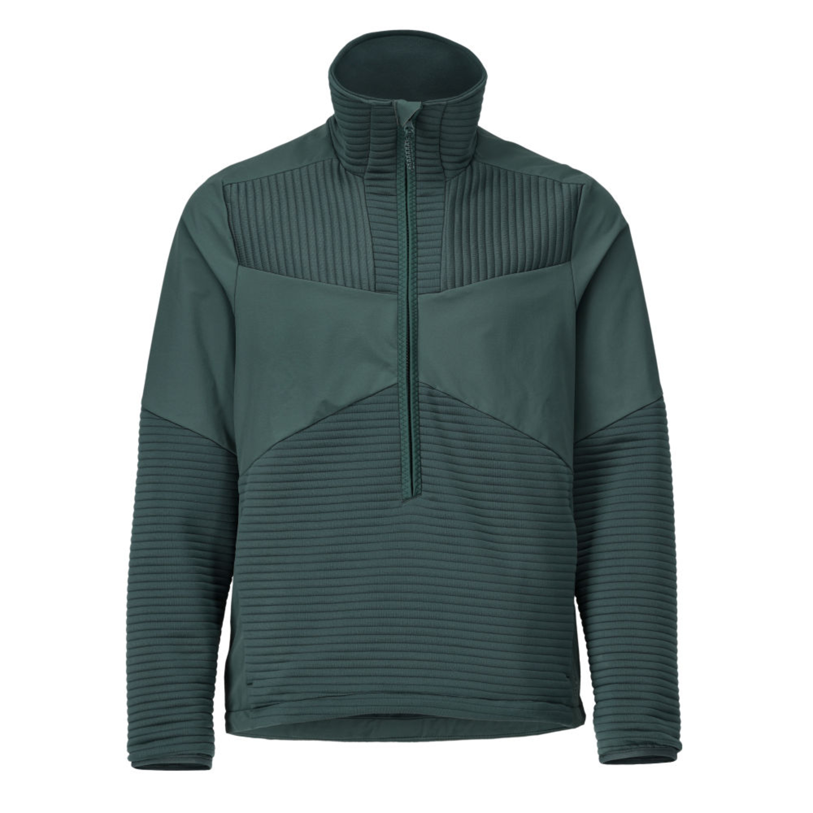 Pull polaire demi-zippé et doublure CUSTOMIZED Vert forêt MASCOT - 22005-681-34