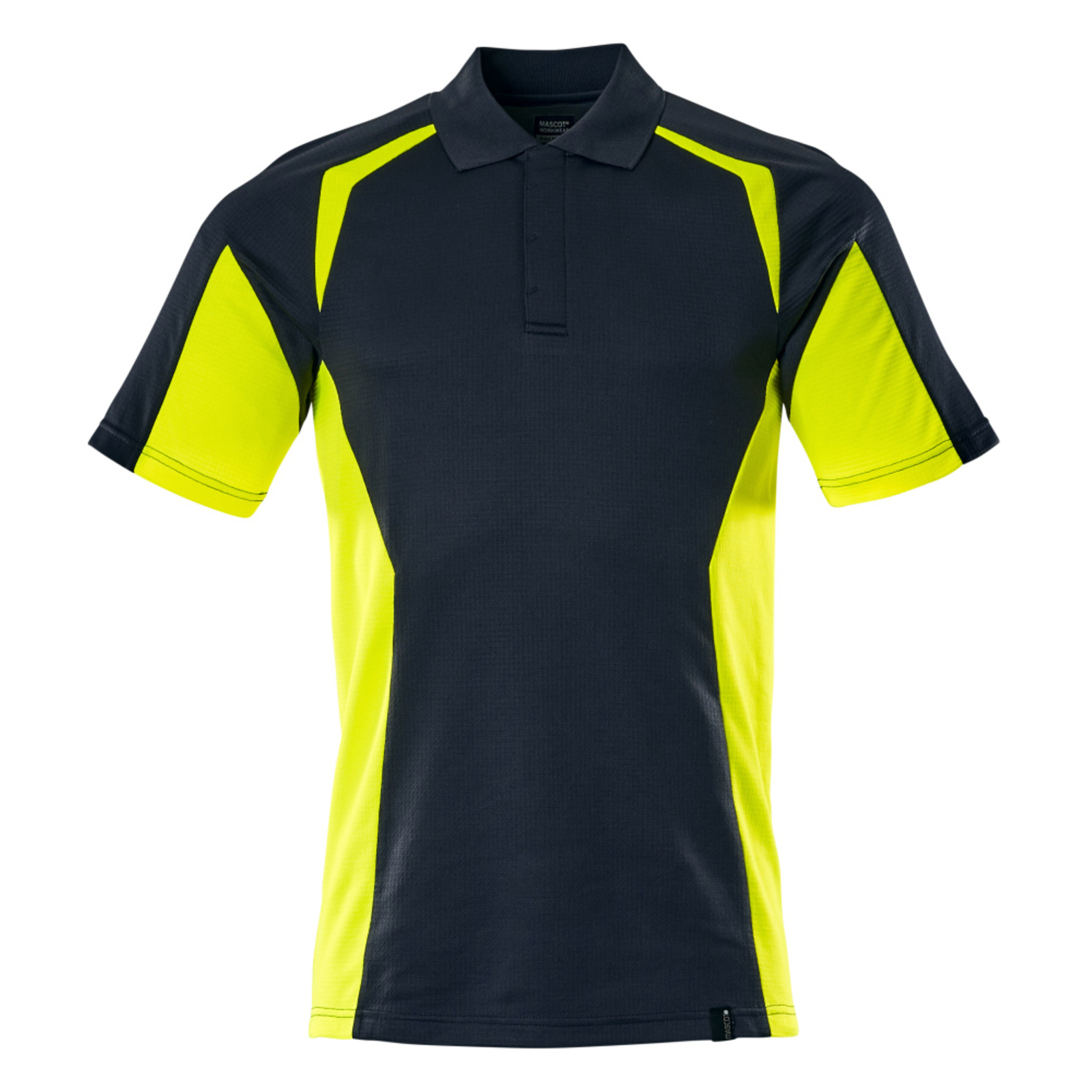 Polo ACCELERATE SAFE Marine foncé/Hi-vis jaune MASCOT - 22083-771-01017