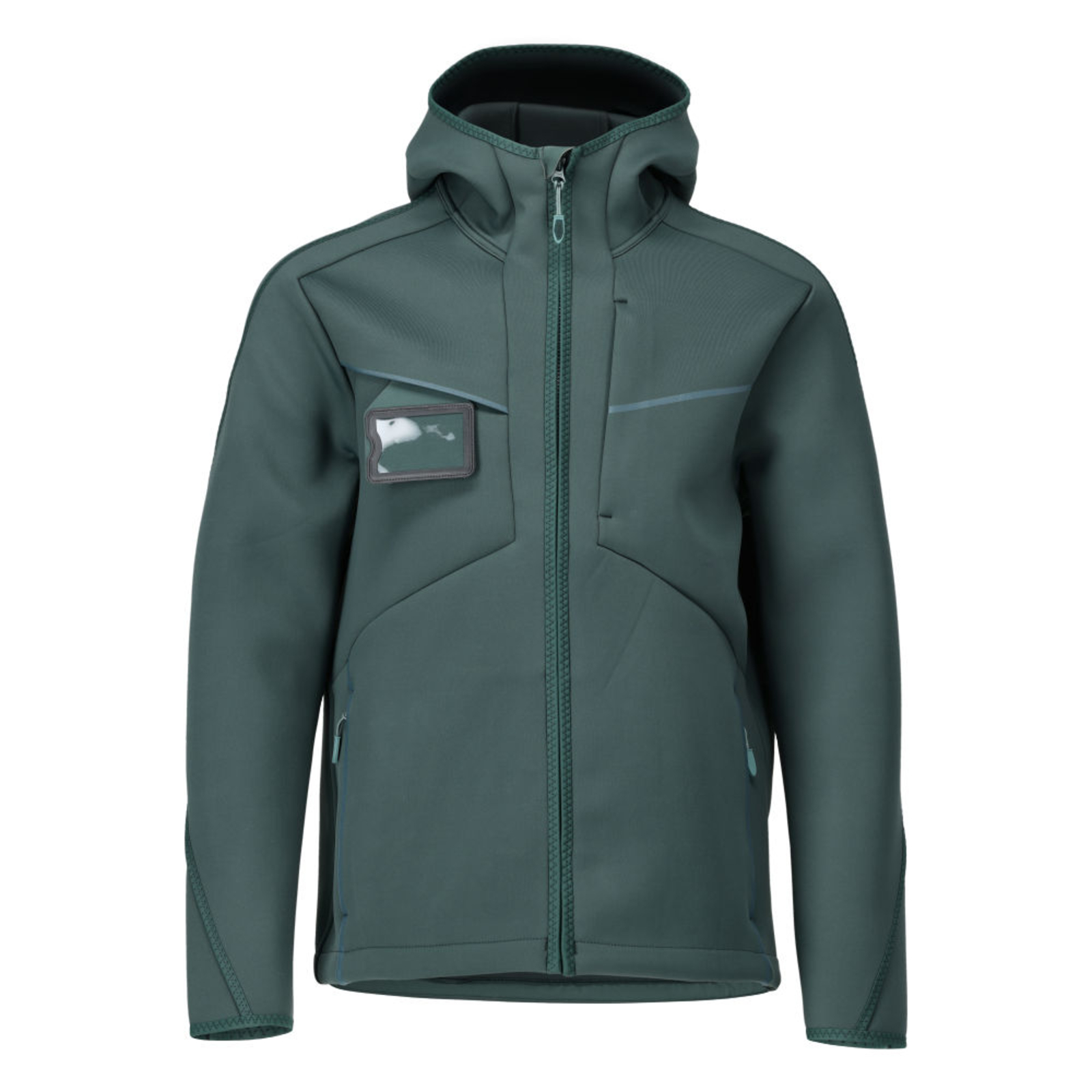Veste Softshell avec capuche CUSTOMIZED Vert forêt MASCOT - 22086-662-34