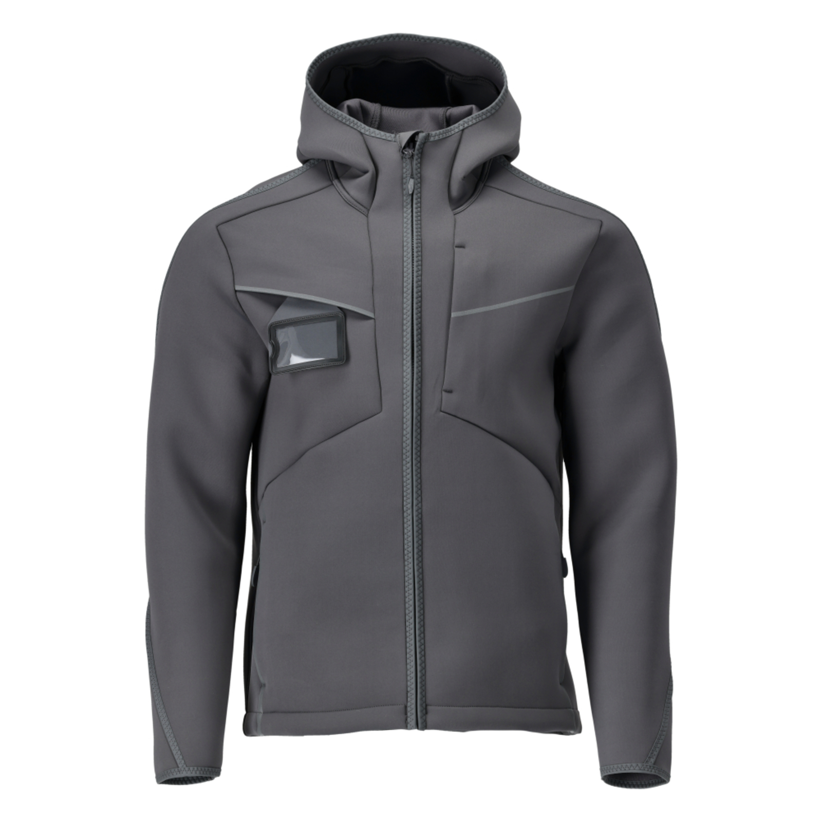 Veste Softshell avec capuche CUSTOMIZED Gris anthracite MASCOT - 22086-662-89