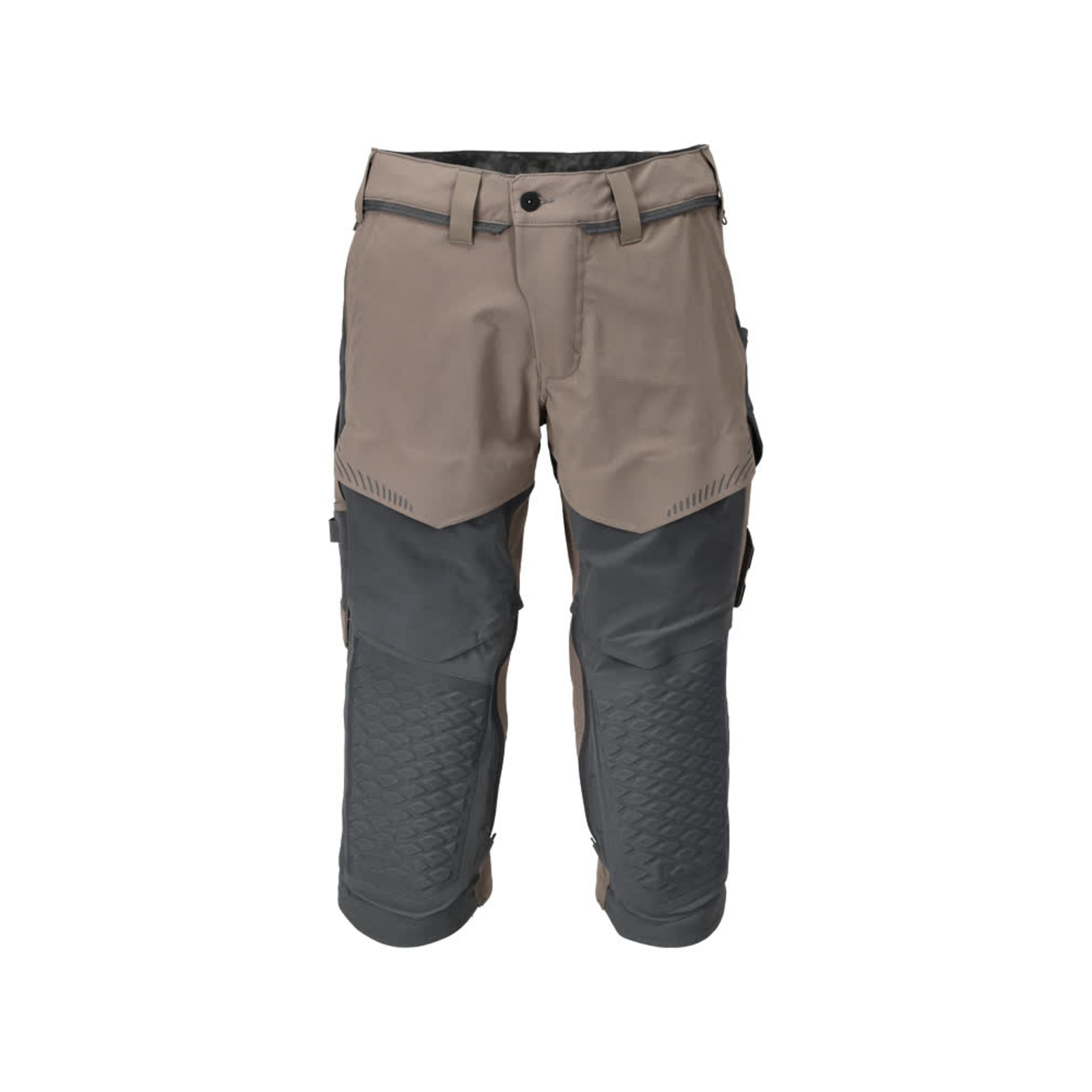 Pantacourt avec poches genouillères CUSTOMIZED Brun taupe/Gris anthracite MASCOT - 22249-605-5689