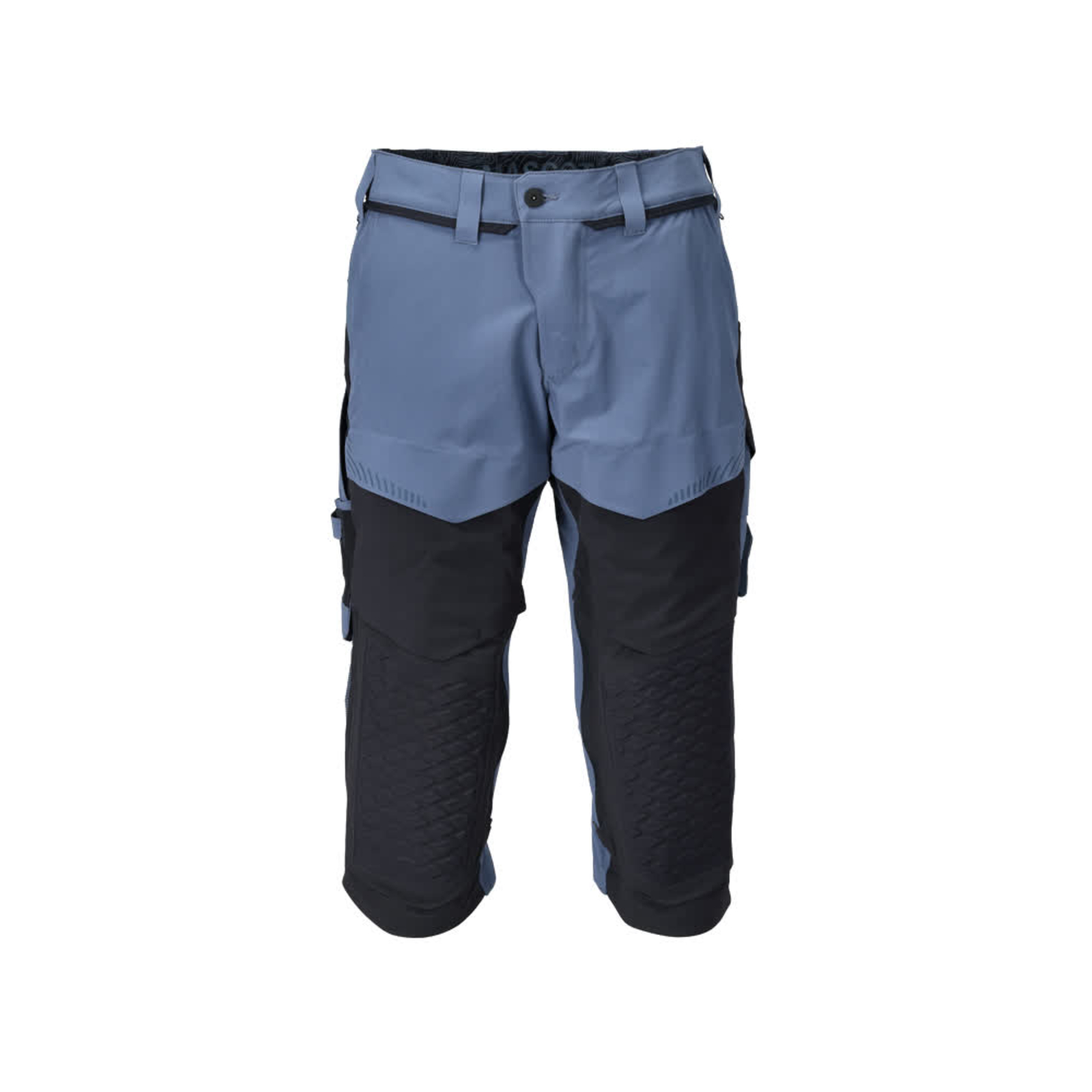 Pantacourt avec poches genouillères CUSTOMIZED Bleu-gris/Marine foncé MASCOT - 22249-605-85010
