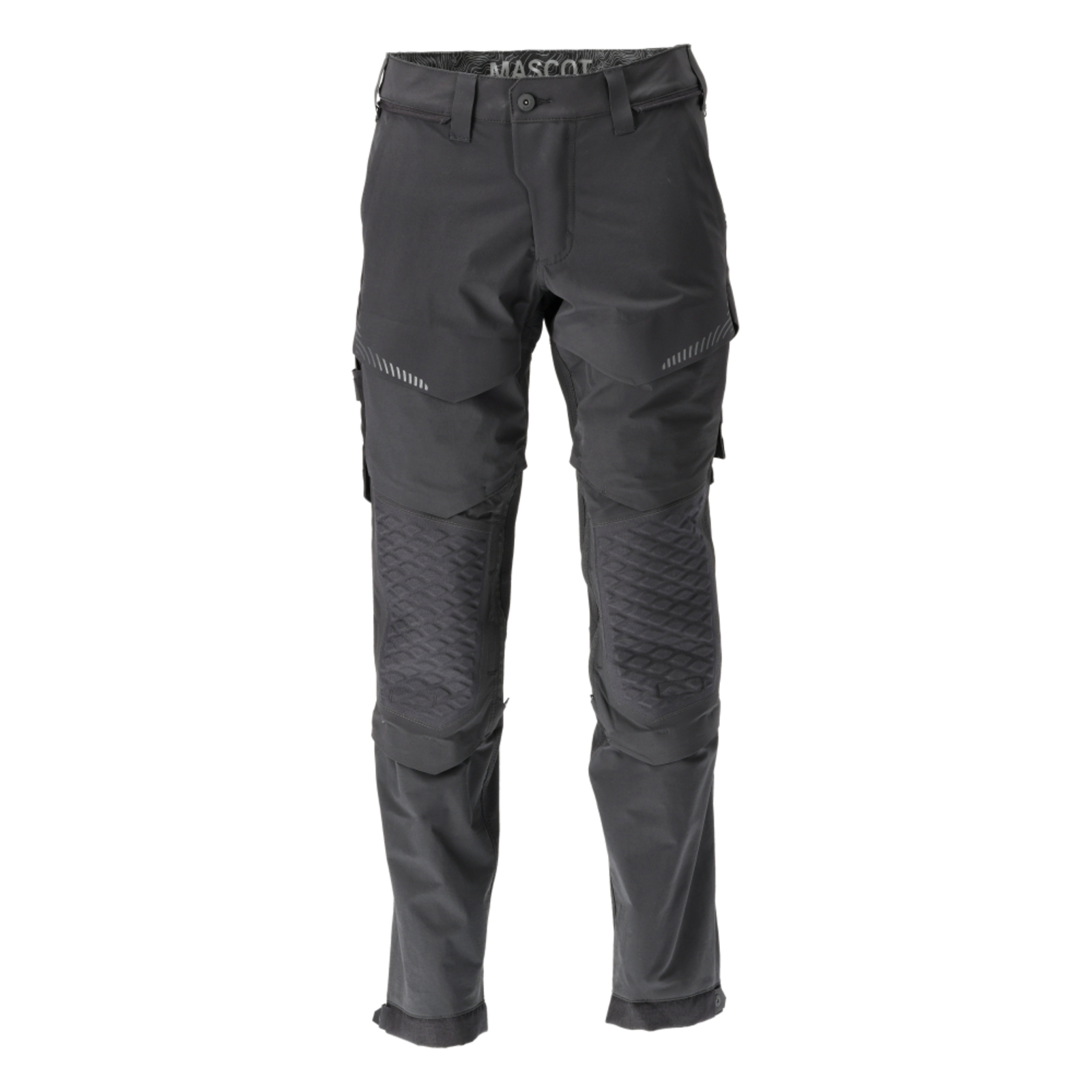 Pantalon avec poches genouillères CUSTOMIZED Noir Entrejambe 76cm MASCOT - 22279-605-09