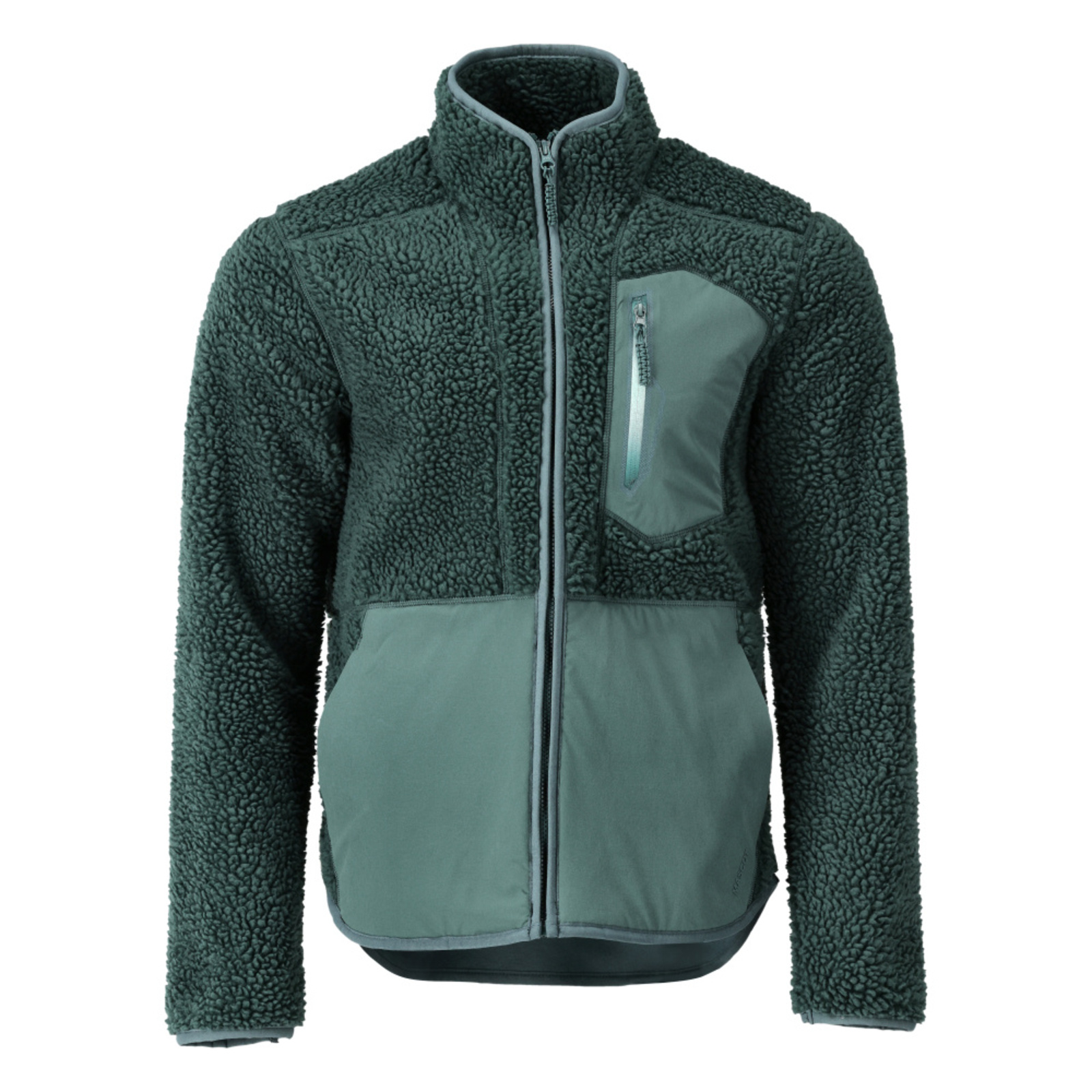 Veste fourrure zippé CUSTOMIZED Vert forêt MASCOT - 22303-682-34