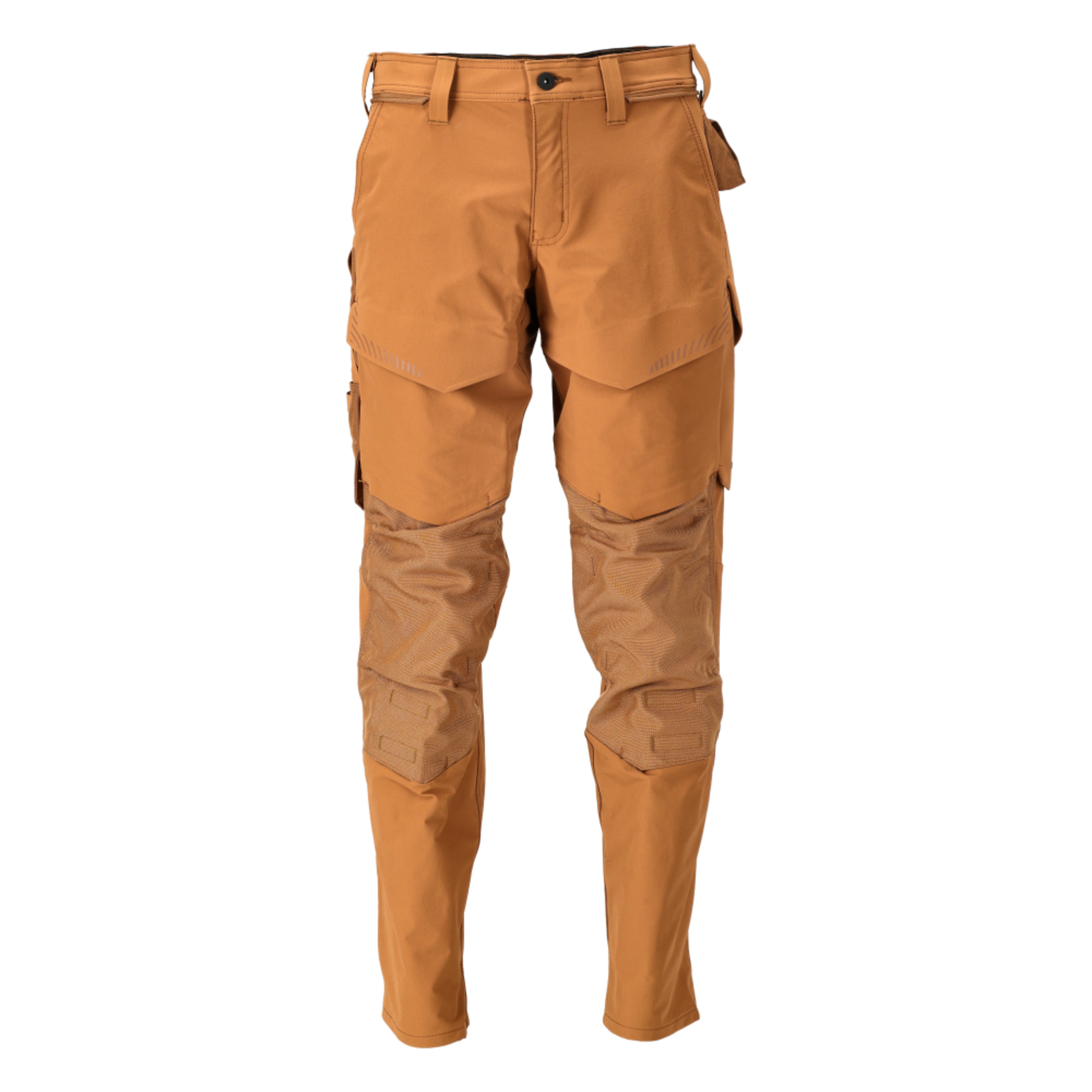 Pantalon avec poches genouillères CUSTOMIZED Brun noisette MASCOT - 22379-311-54