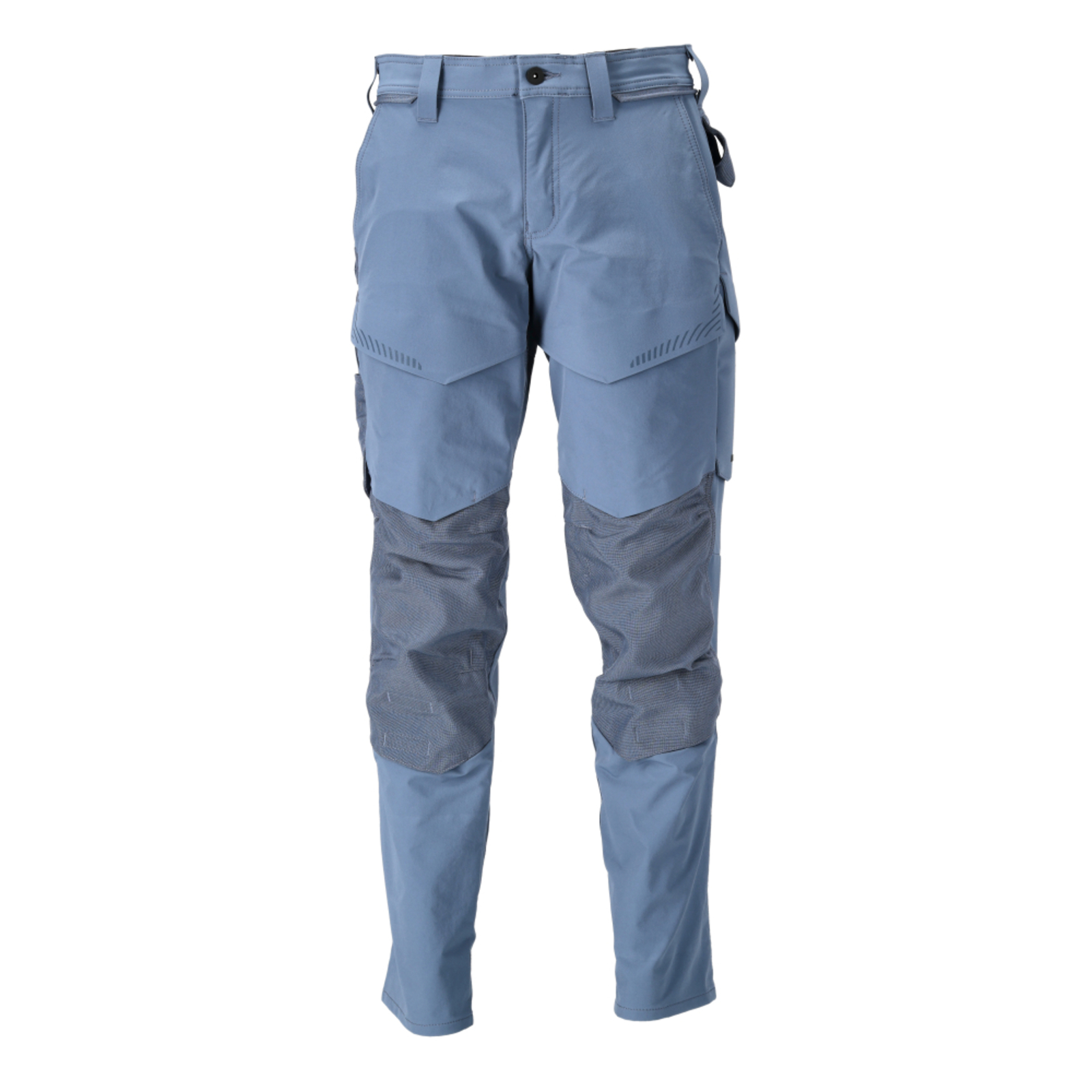 Pantalon avec poches genouillères CUSTOMIZED Bleu-gris MASCOT - 22379-311-85