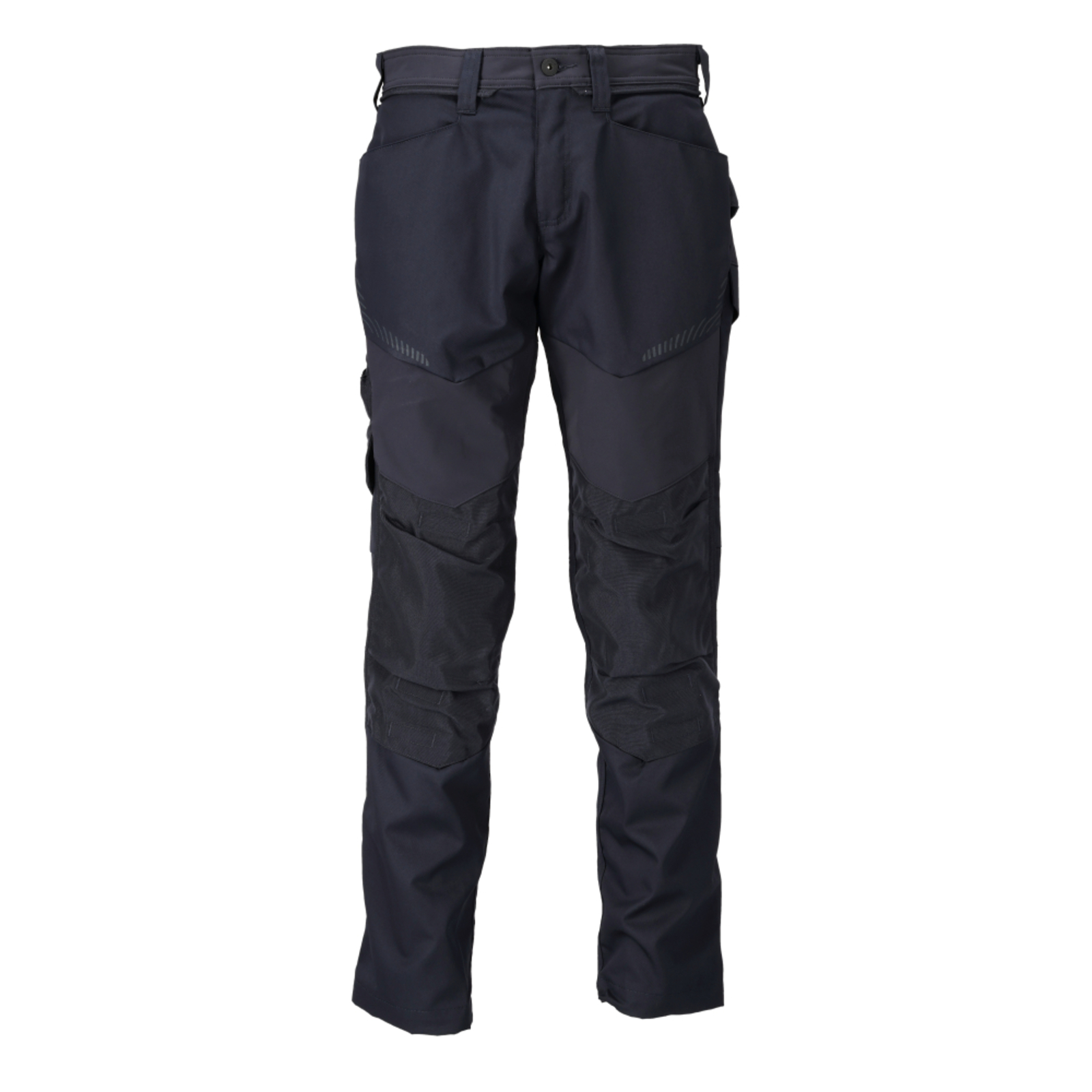 Pantalon avec poches genouillères CUSTOMIZED Marine foncé Entrejambe 76cm MASCOT - 22479-230-010