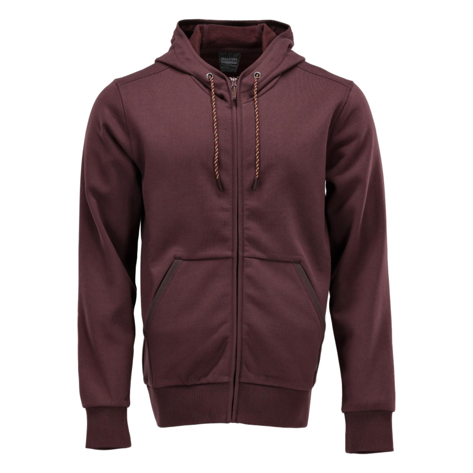 Sweat capuche zippé CUSTOMIZED Bordeaux MASCOT - 22486-378-22