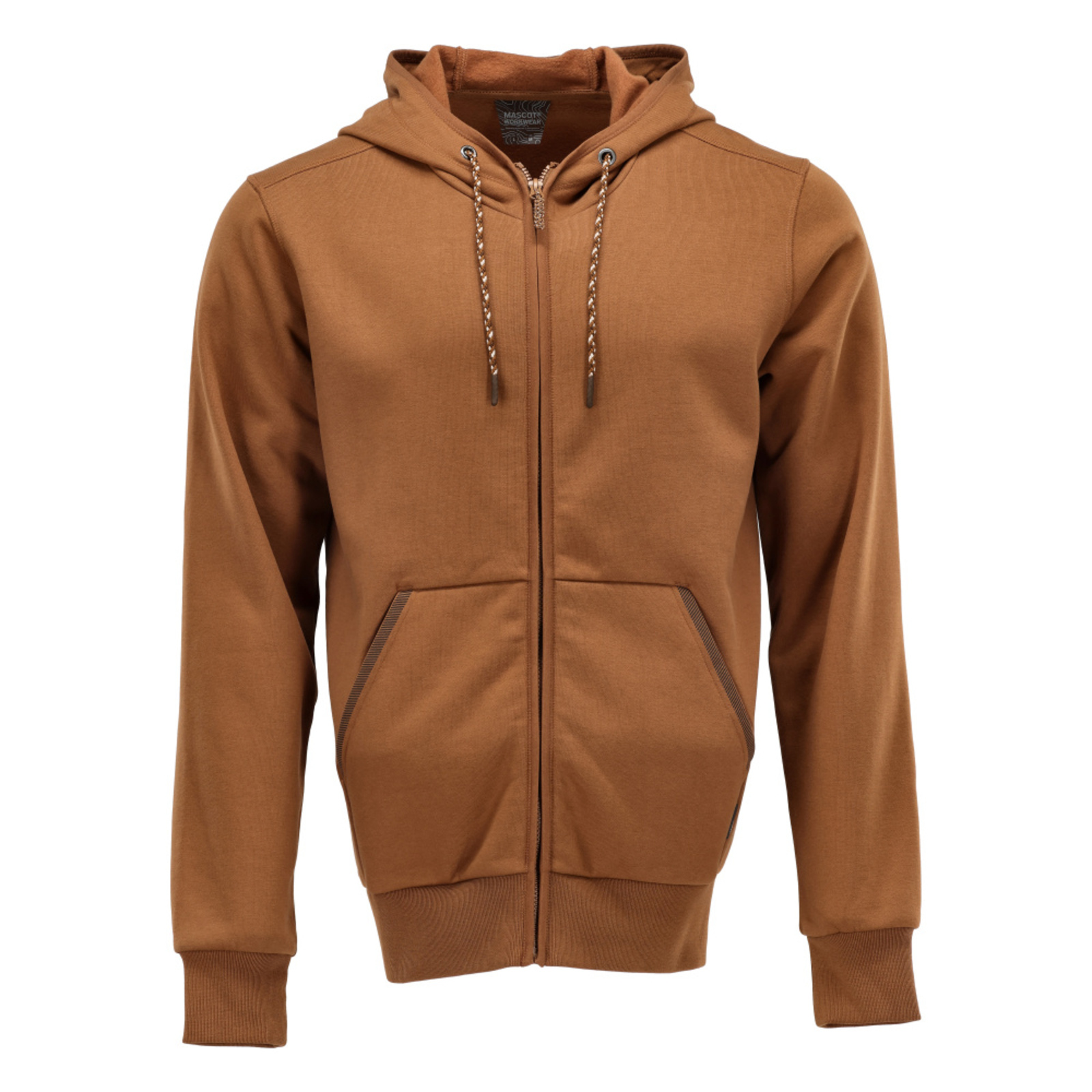 Sweat capuche zippé CUSTOMIZED Brun noisette MASCOT - 22486-378-54