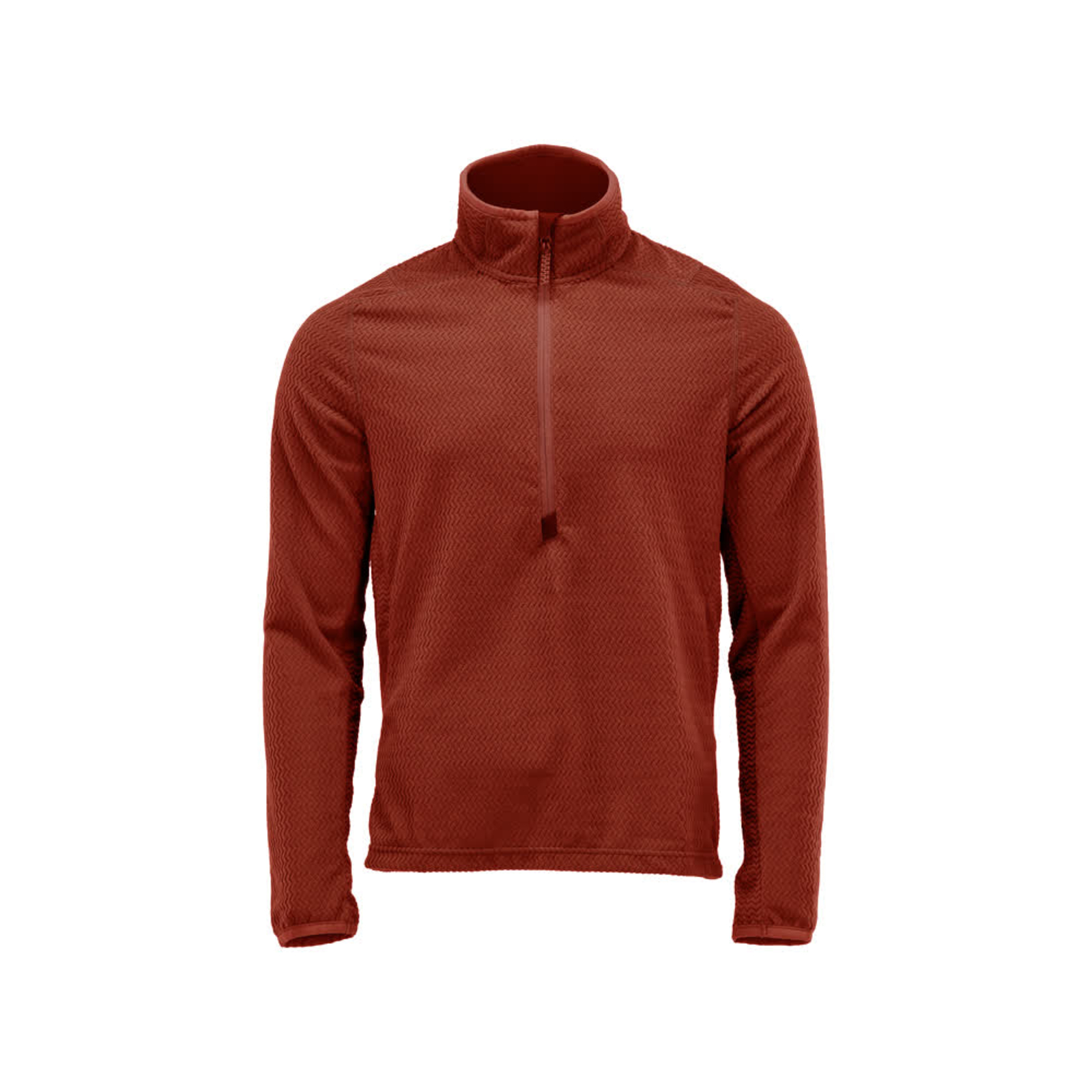 Pull micropolaire demi-zippé CUSTOMIZED Rouge automne MASCOT - 22703-639-24