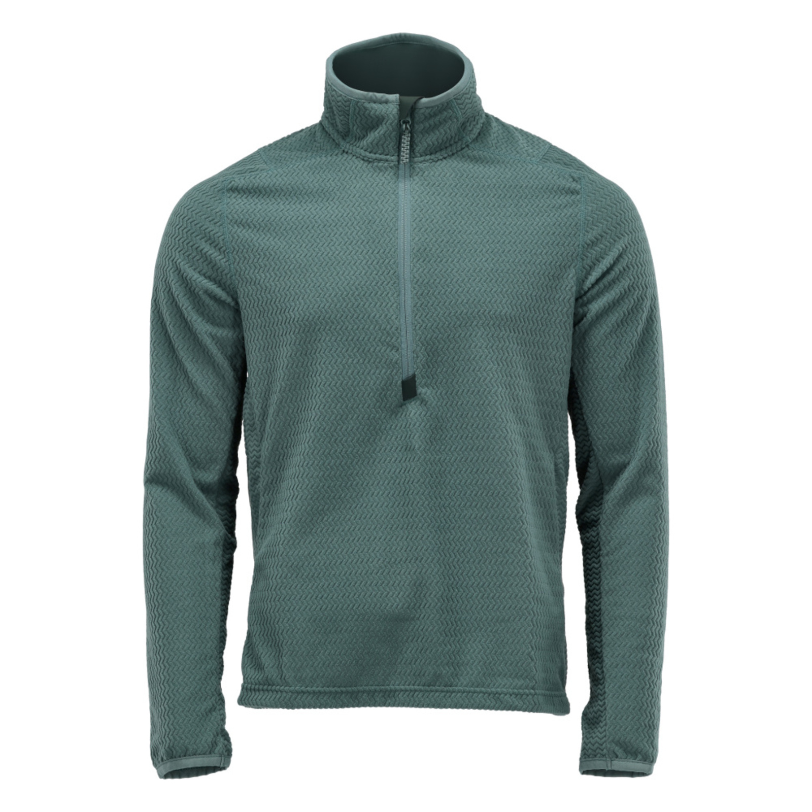Pull micropolaire demi-zippé CUSTOMIZED Vert menthe MASCOT - 22703-639-35