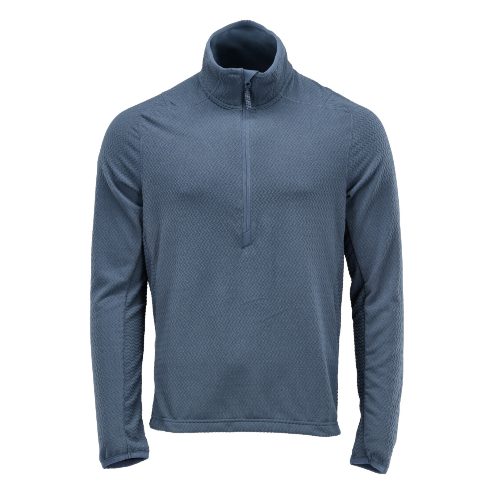 Pull micropolaire demi-zippé CUSTOMIZED Bleu-gris MASCOT - 22703-639-85