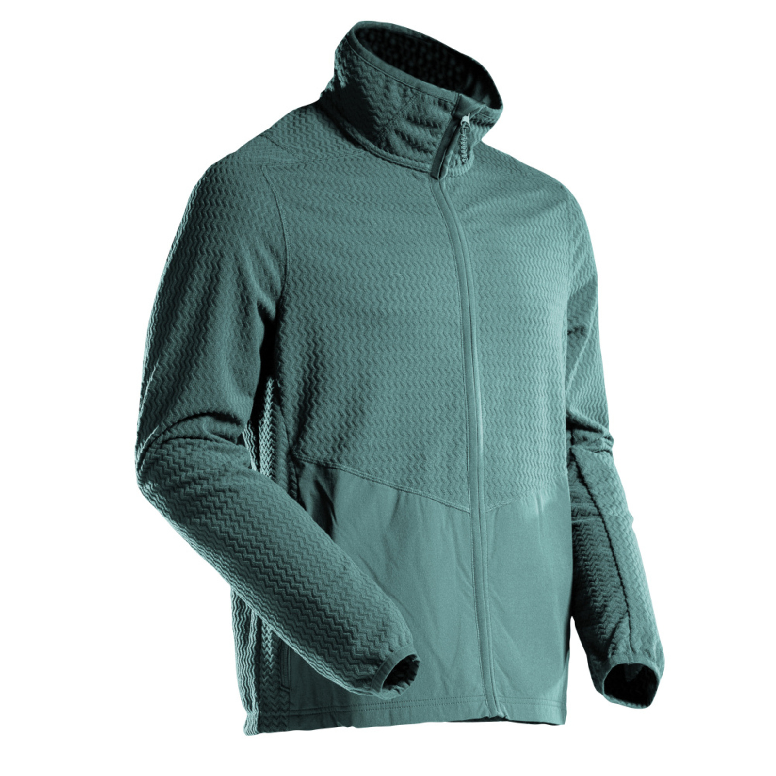 Pull micropolaire zippé CUSTOMIZED Vert menthe MASCOT - 22803-639-35
