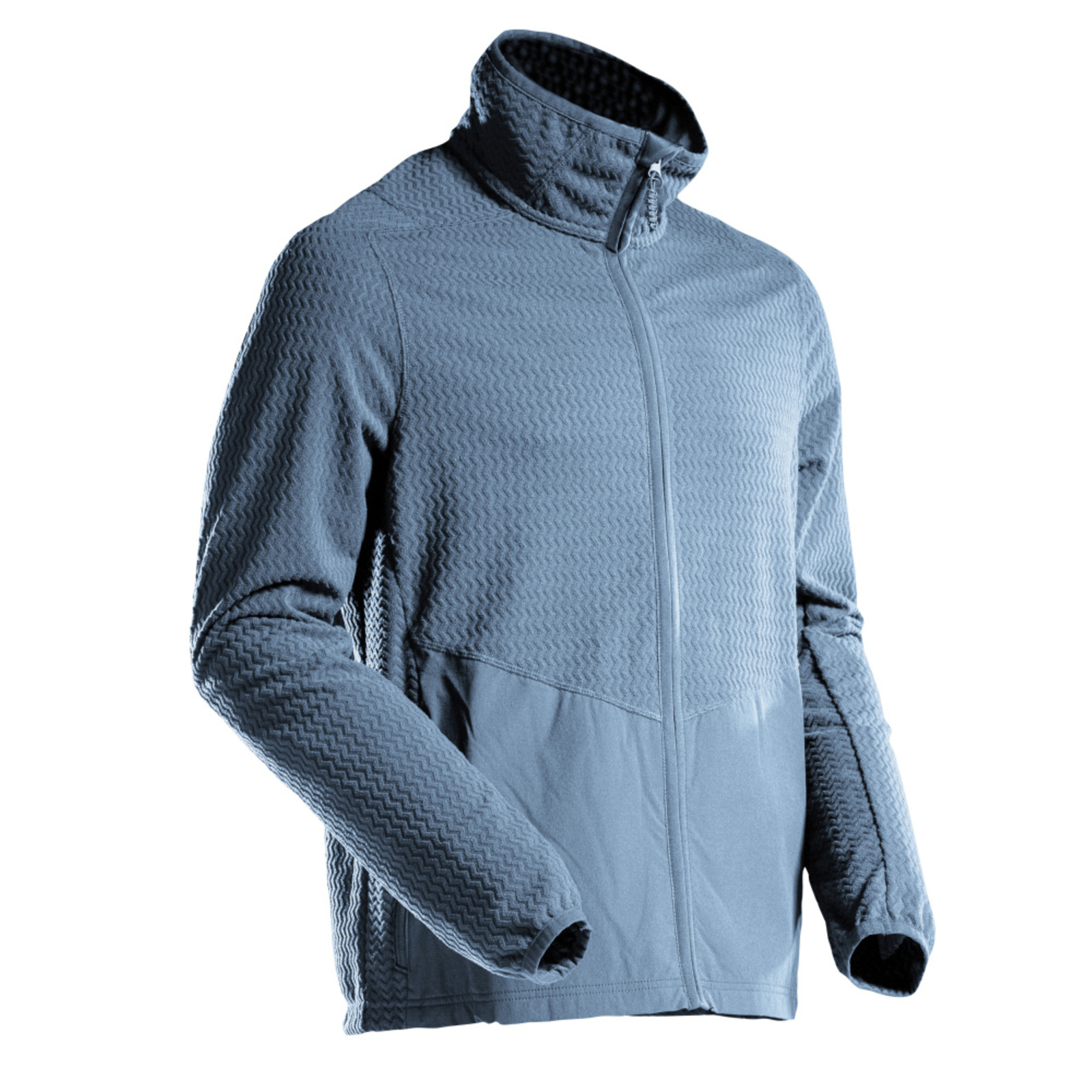 Pull micropolaire zippé CUSTOMIZED Bleu-gris MASCOT - 22803-639-85