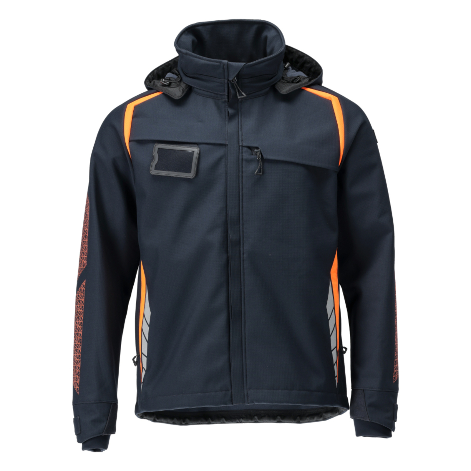 Veste Softshell avec capuche ACCELERATE SAFE Marine foncé/Hi-vis orange MASCOT - 23002-246-01014