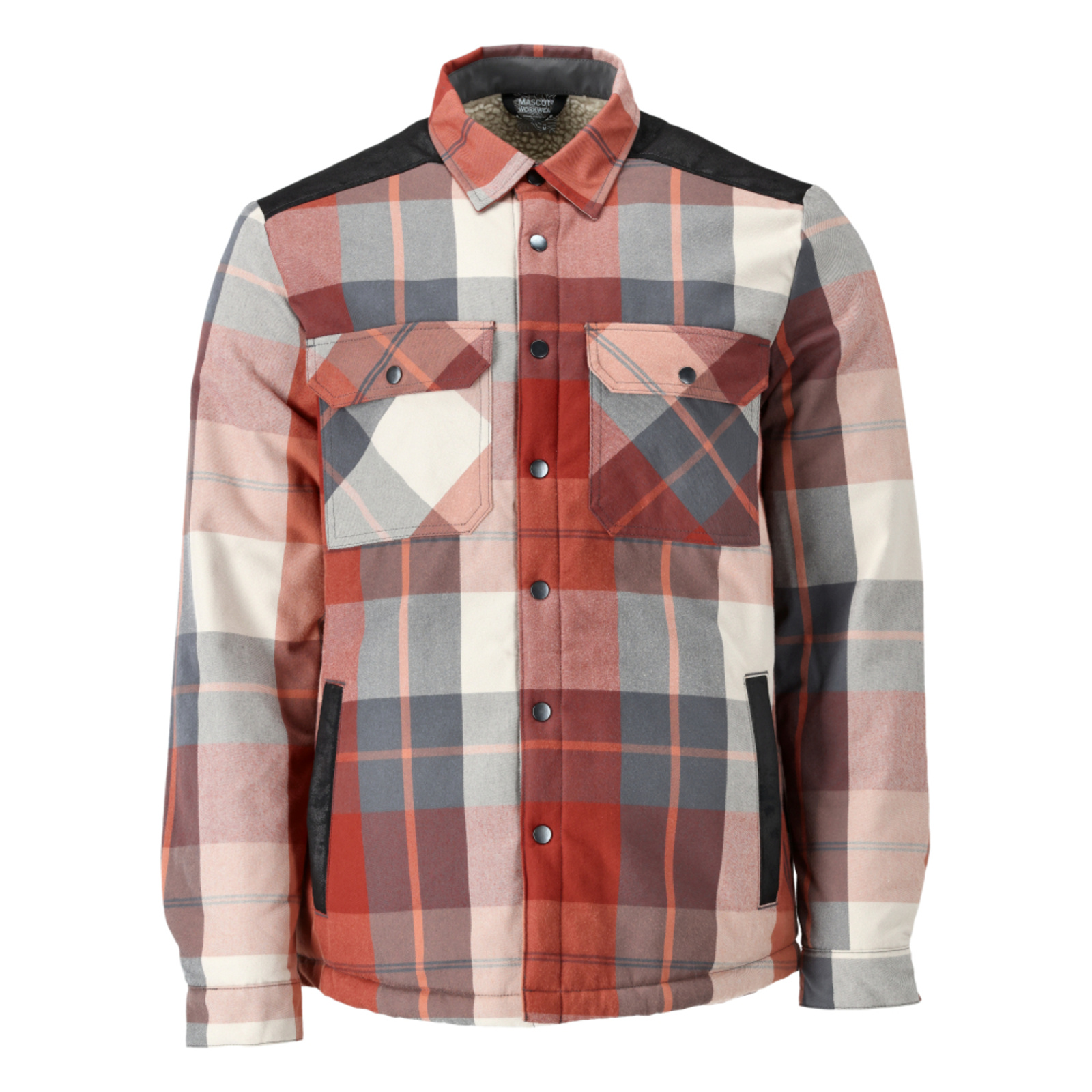 Chemise avec doublure fourrure CUSTOMIZED À carreaux rouge automne MASCOT - 23104-446-298