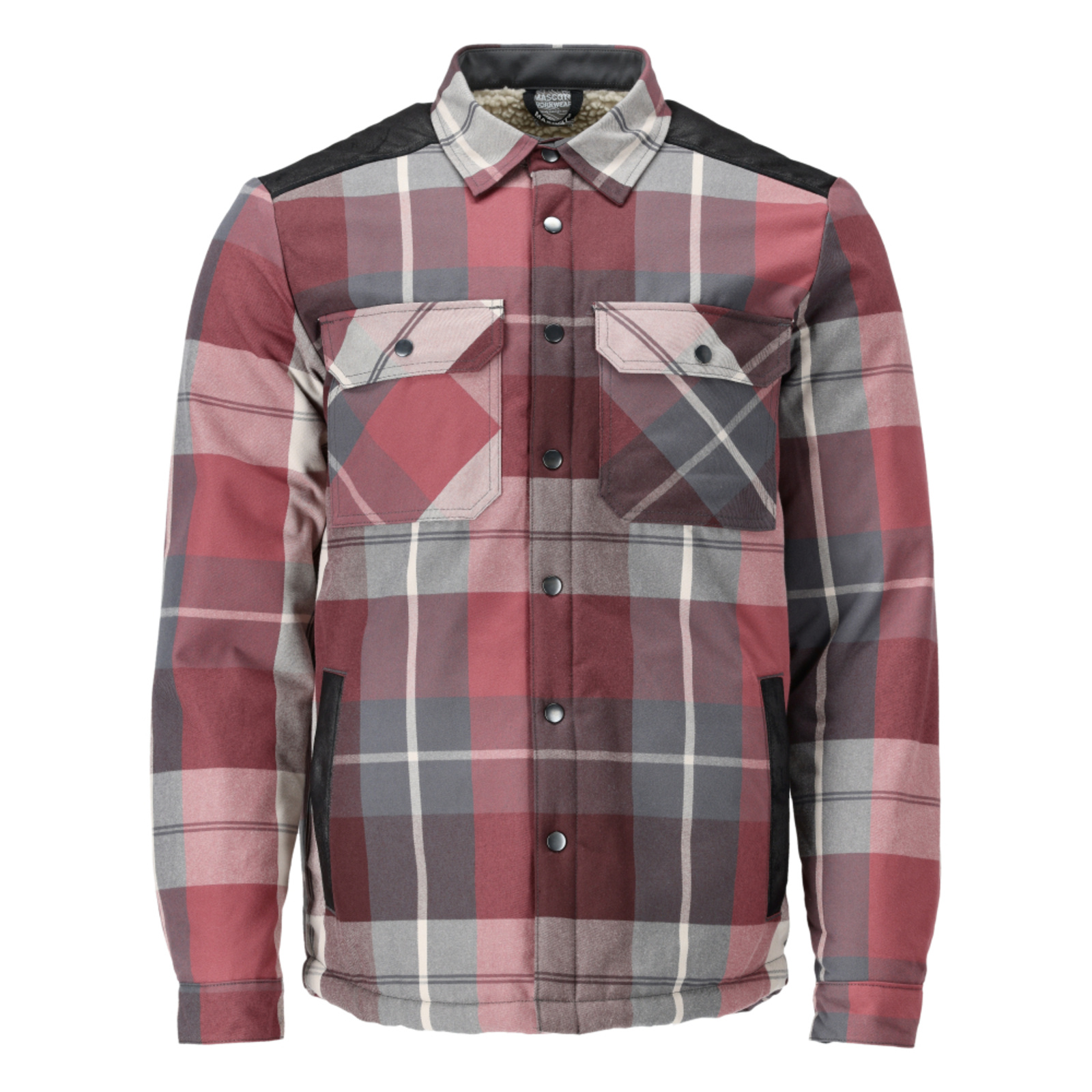 Chemise avec doublure fourrure CUSTOMIZED À carreaux bordeaux MASCOT - 23104-446-299
