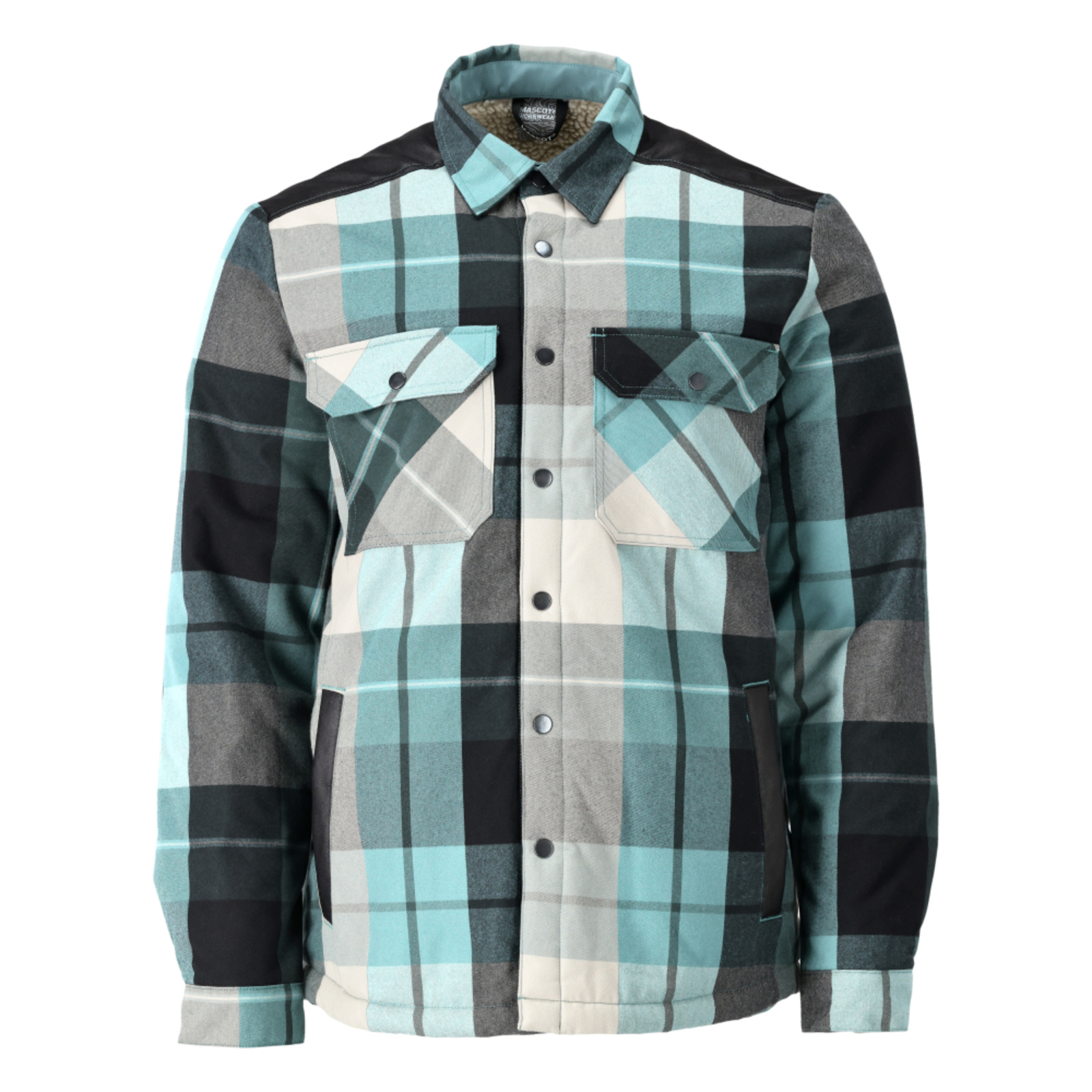 Chemise avec doublure fourrure CUSTOMIZED À carreaux vert forêt MASCOT - 23104-446-399