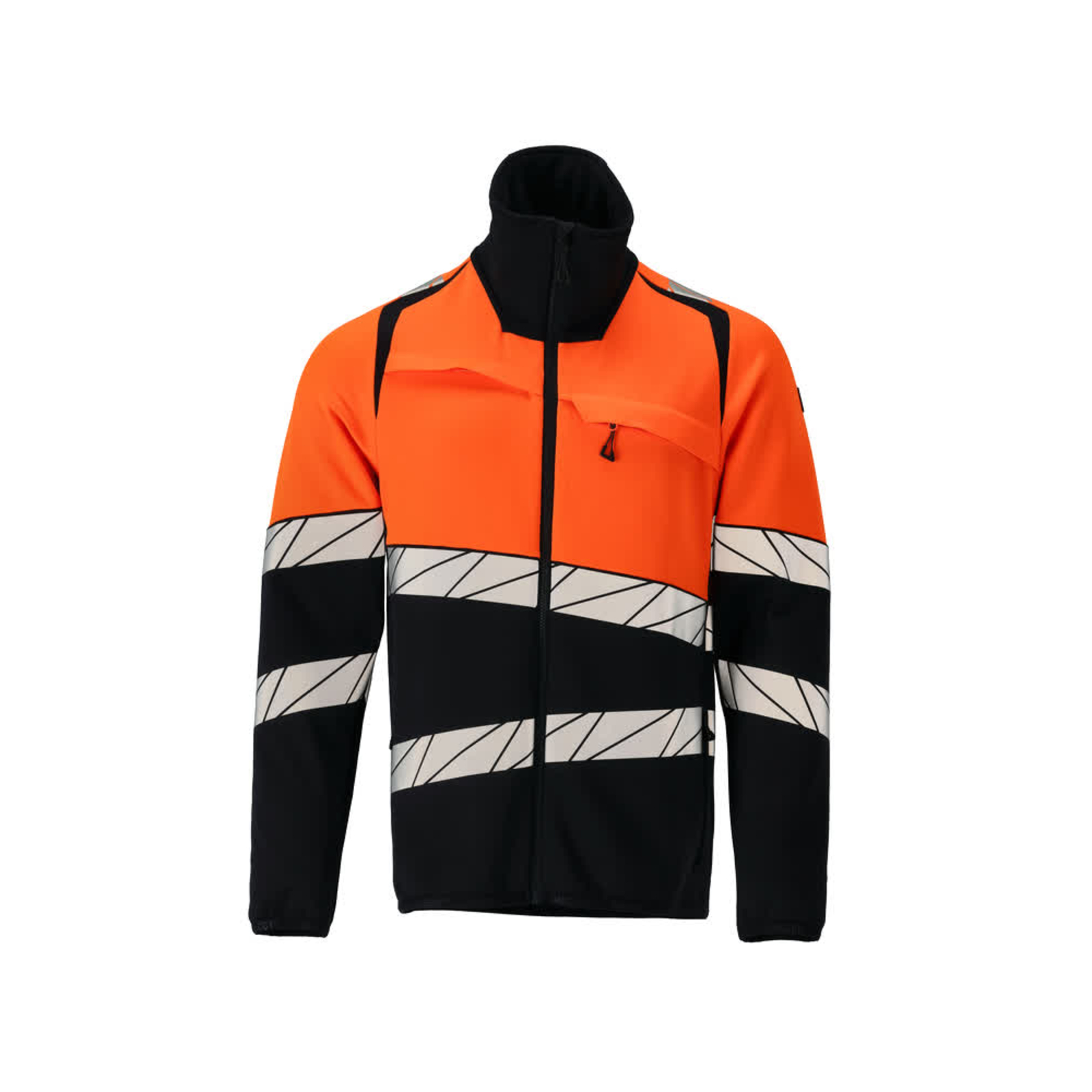 Pull polaire zippé ACCELERATE SAFE Marine foncé/Hi-vis orange MASCOT - 25003-315-01014