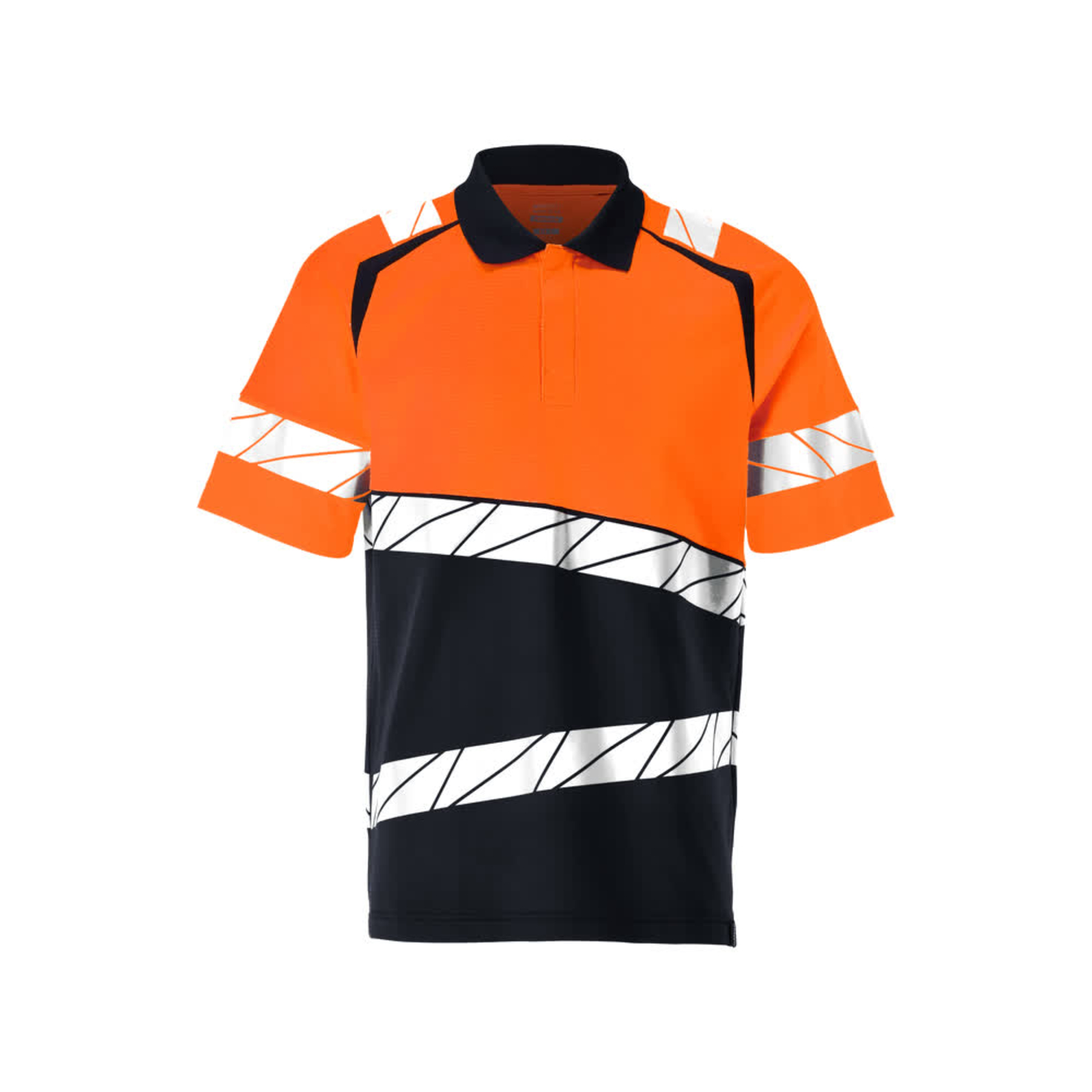 Polo ACCELERATE SAFE Marine foncé/Hi-vis orange MASCOT - 25083-771-01014