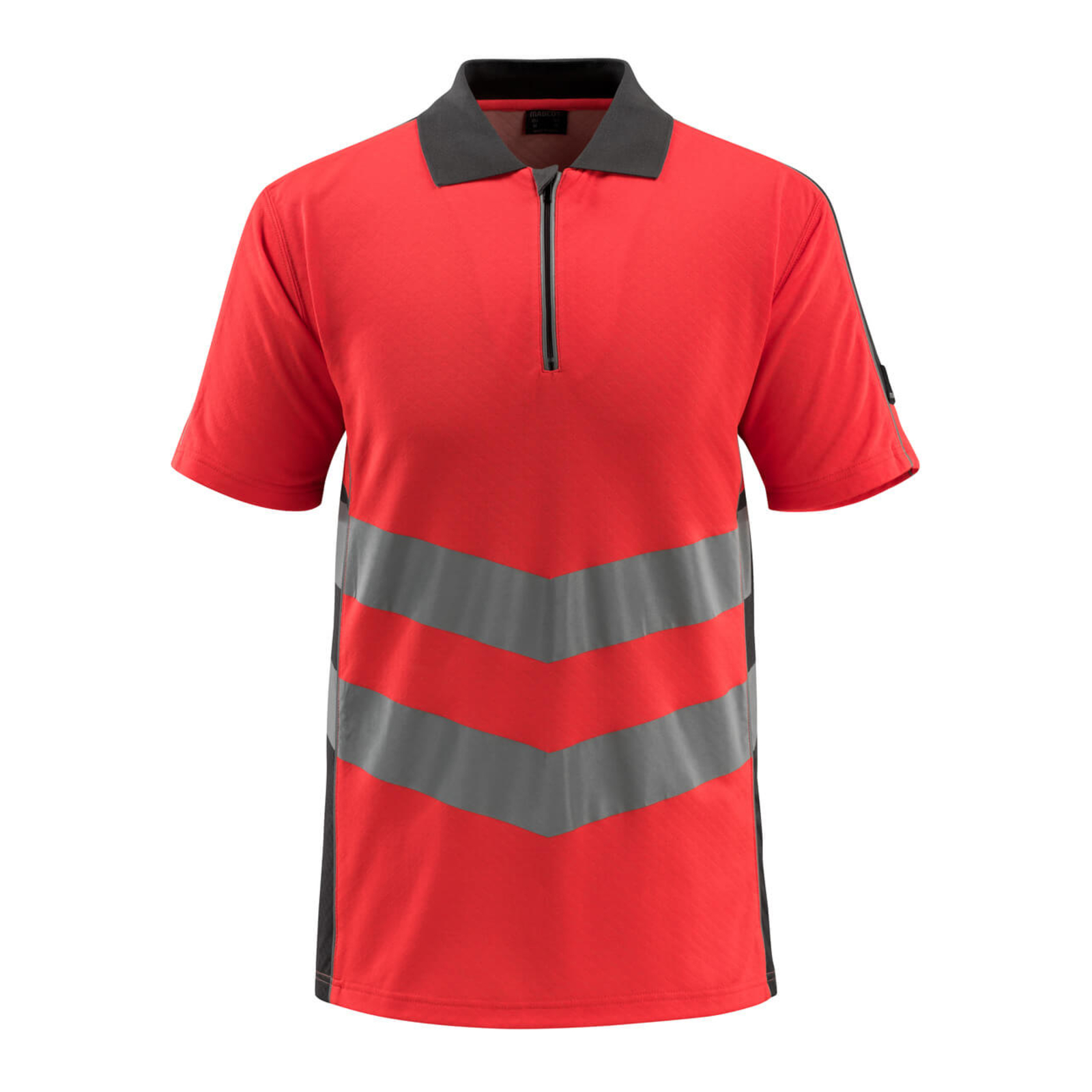 Polo SAFE SUPREME Hi-vis Rouge/Anthracite foncé MASCOT - 50130-933-22218