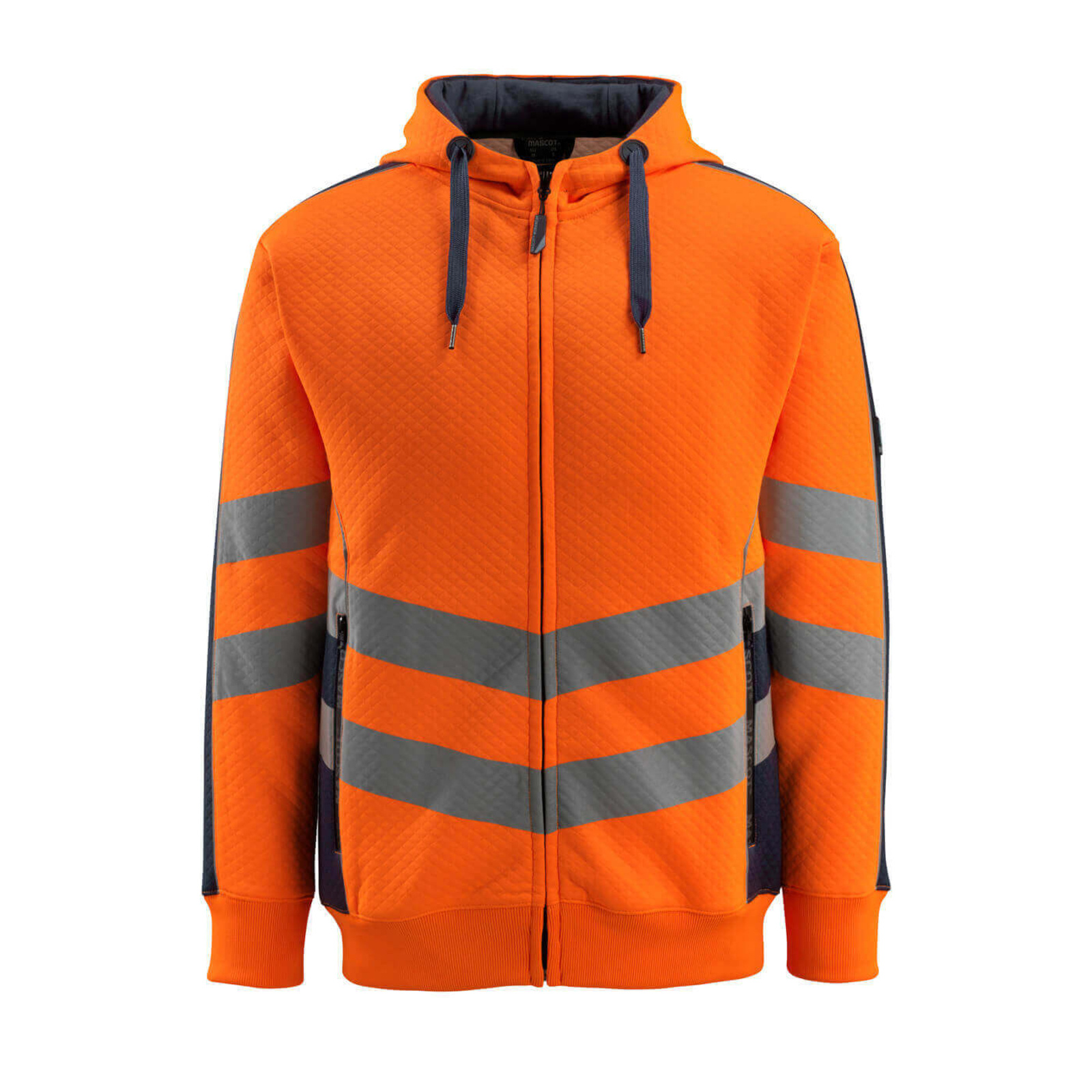Sweat capuche zippé SAFE SUPREME Hi-vis Orange/Marine foncé MASCOT - 50138-932-14010