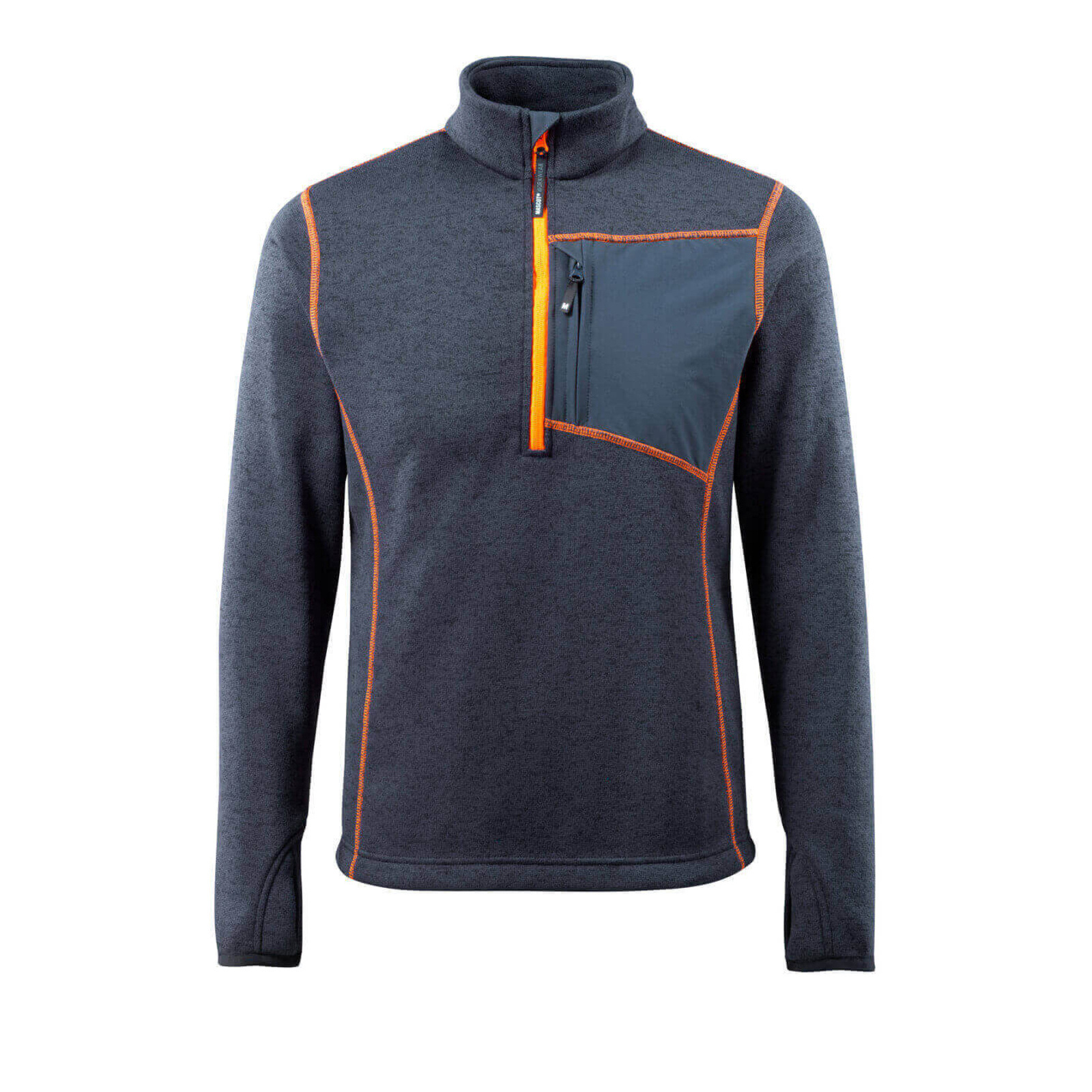 Pull demi-zippé HARDWEAR Marine foncé MASCOT - 50149-951-010