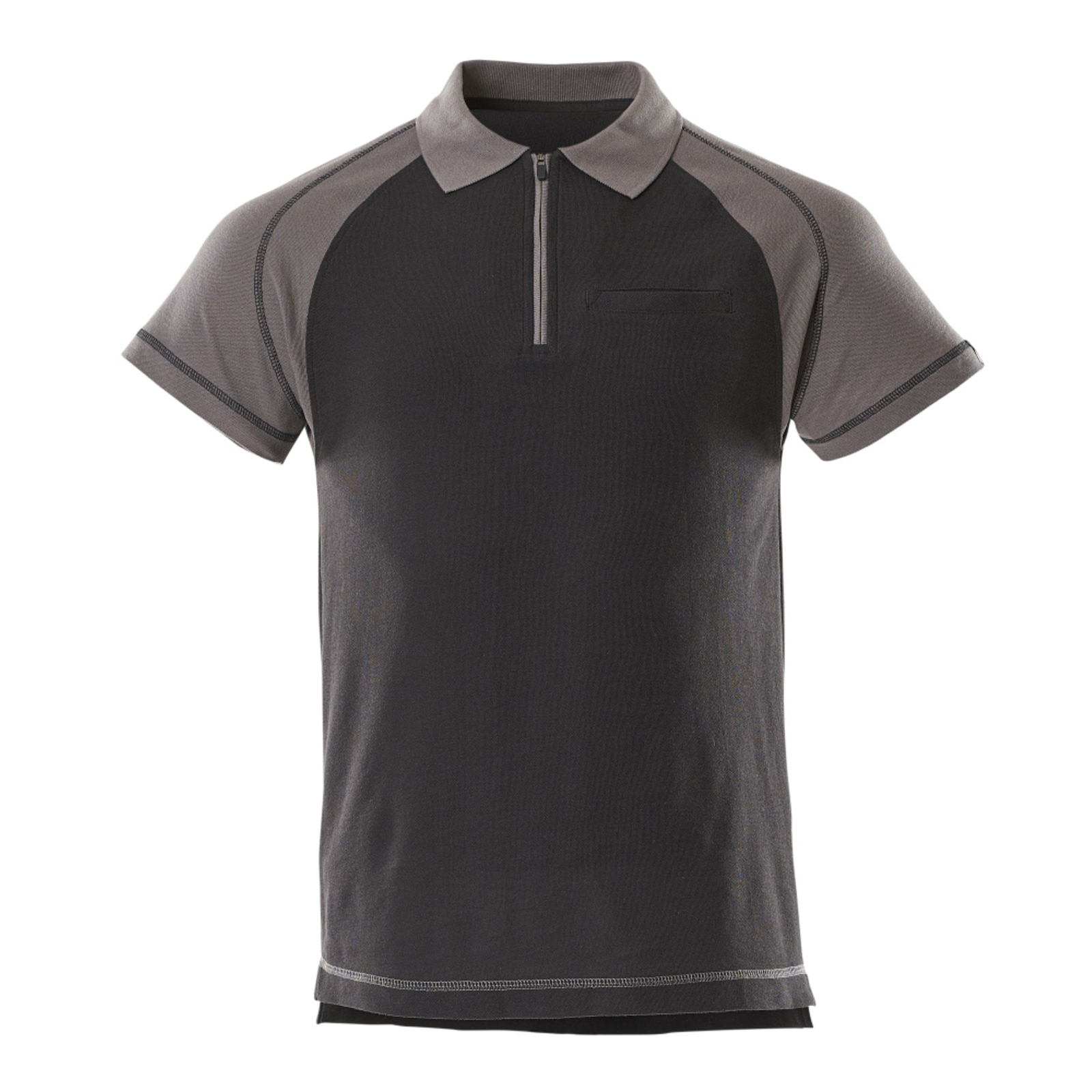 Polo avec poche poitrine IMAGE Noir/Anthracite MASCOT - 50302-260-9888