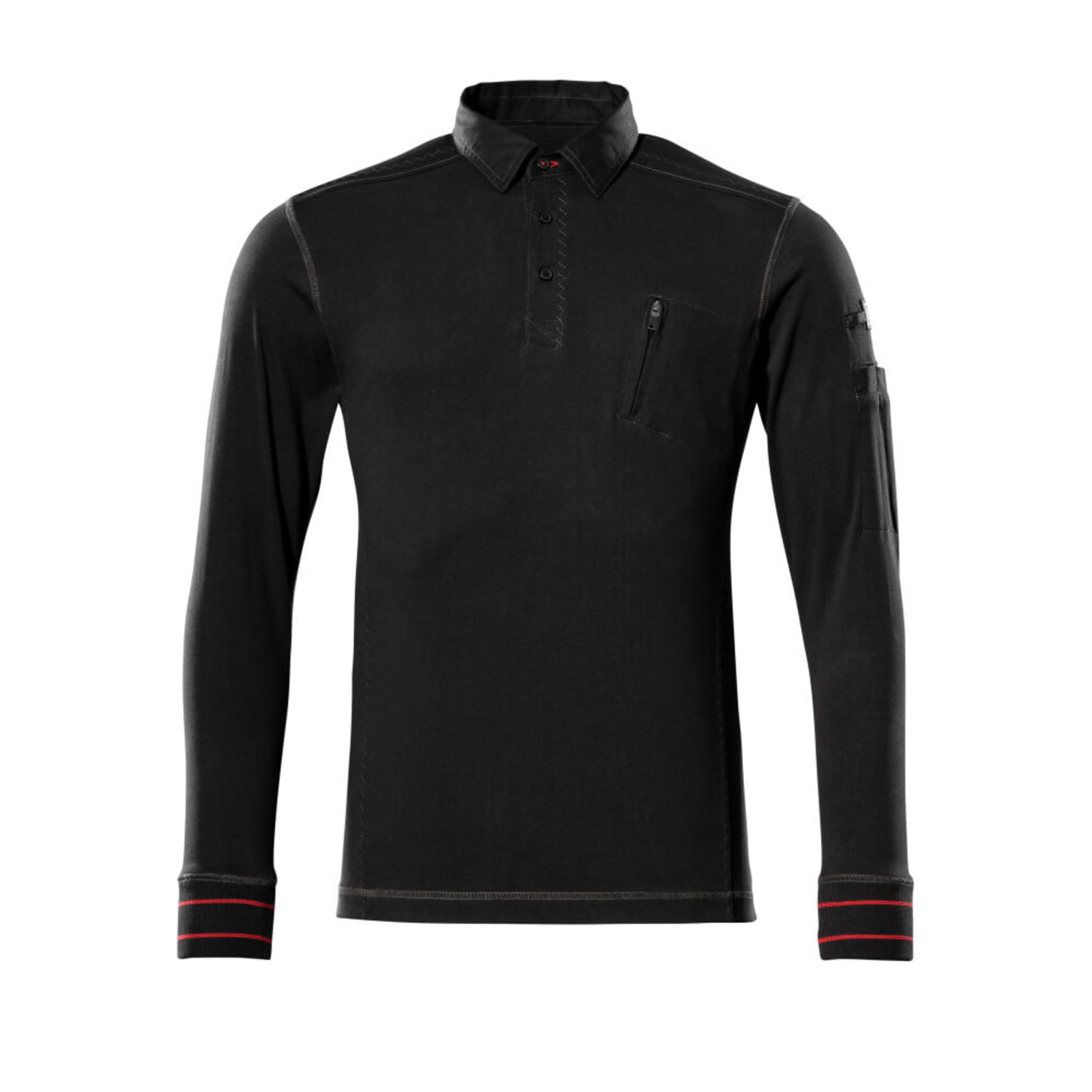 Sweatshirt polo FRONTLINE Noir MASCOT - 50352-833-09