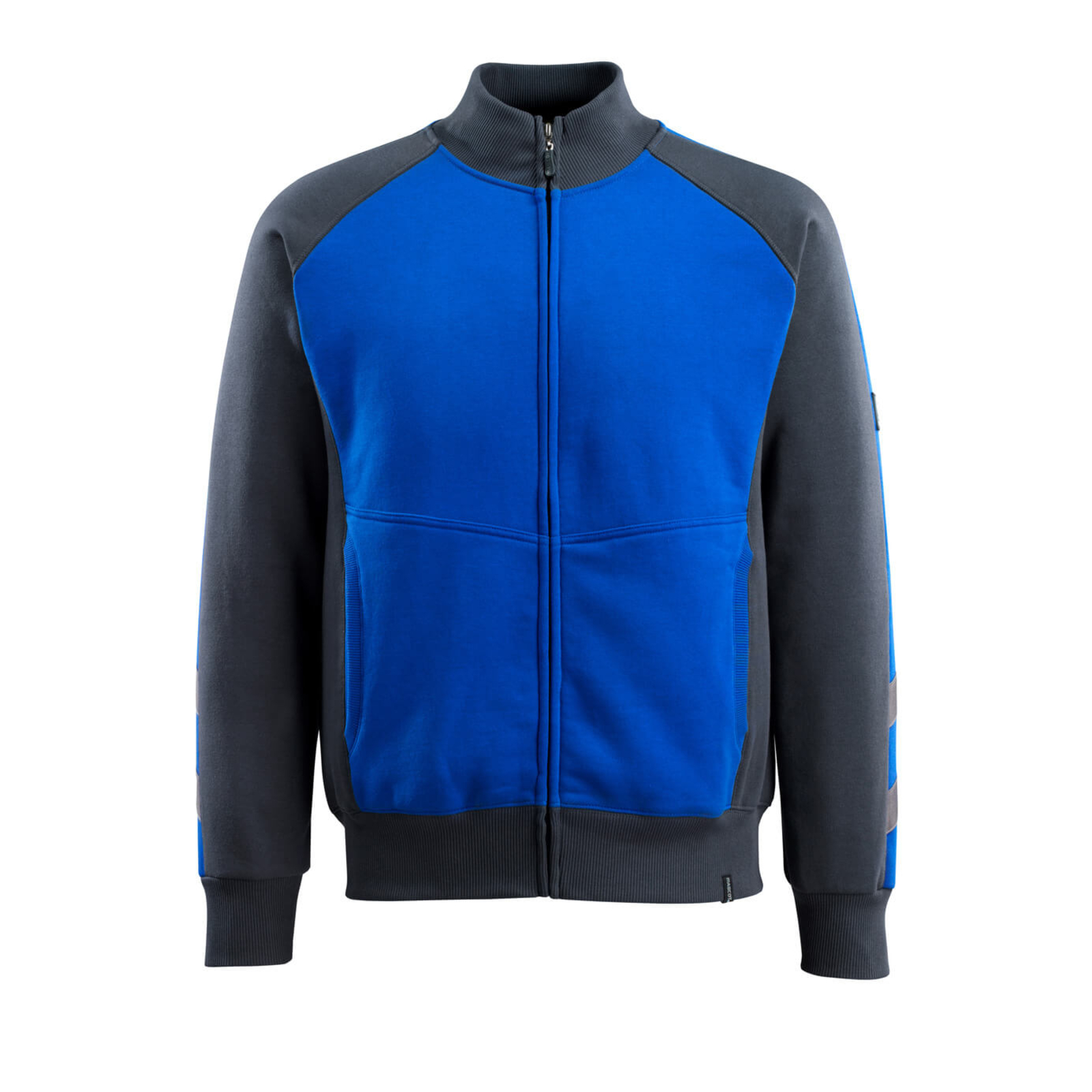 Sweatshirt zippé UNIQUE Bleu roi/Marine foncé MASCOT - 50565-963-11010